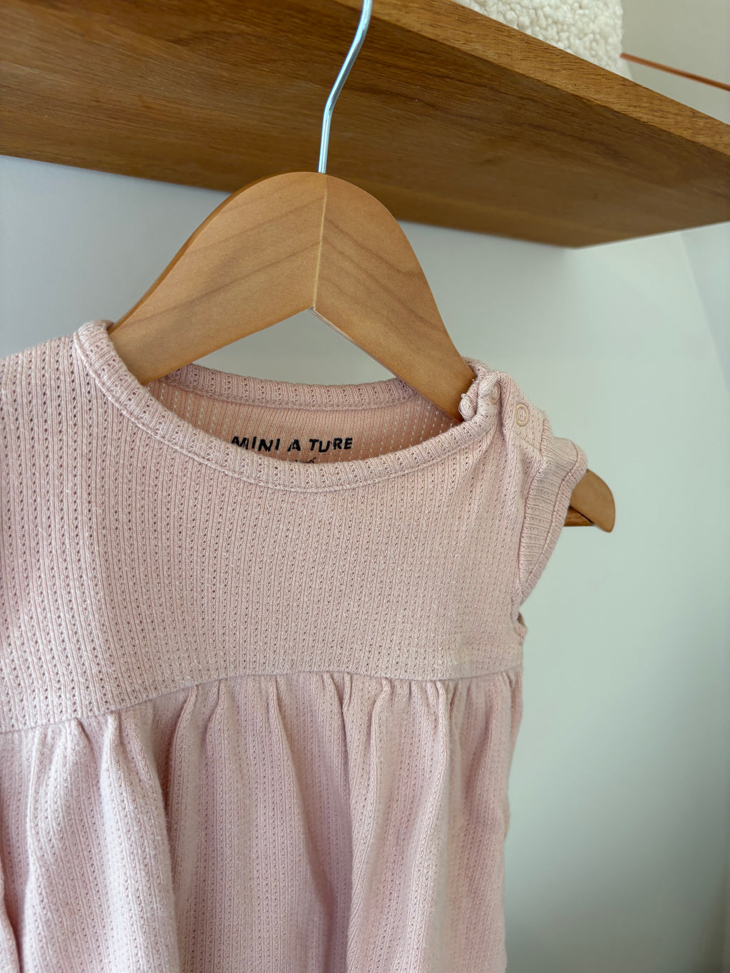 Mini a ture - jurkje roze -68
