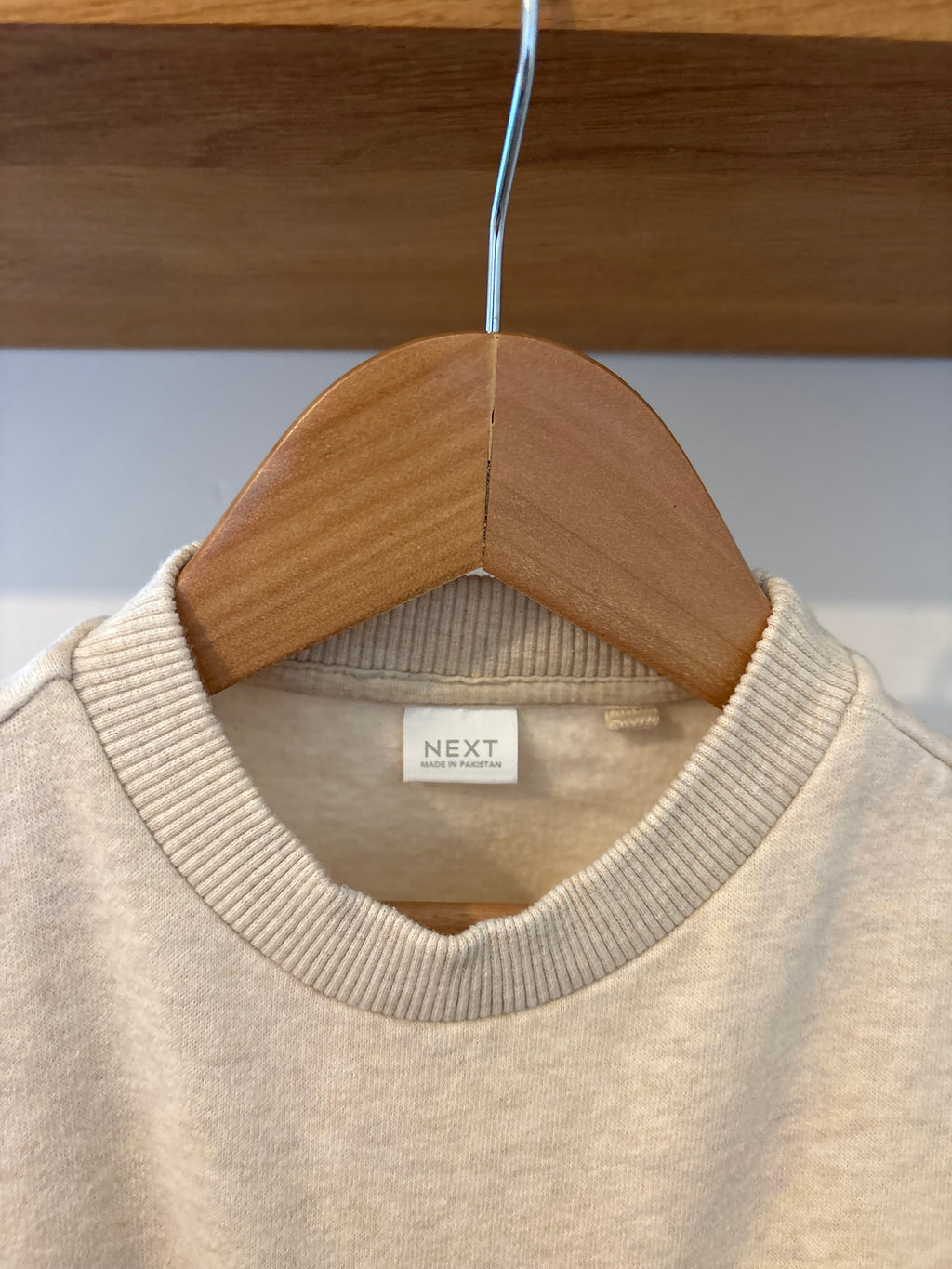 Next - beige sweater - 9/12 M