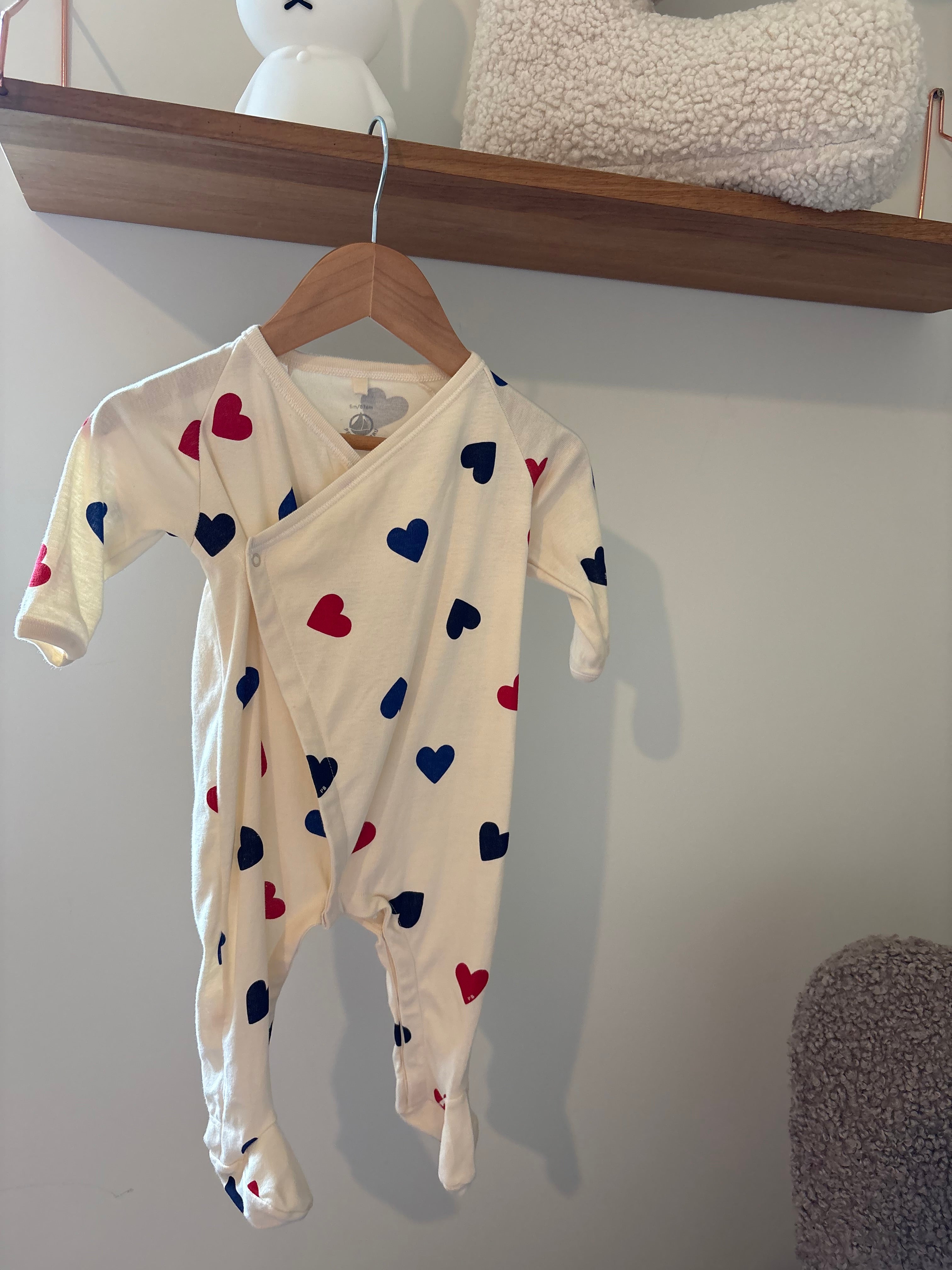Petit Bateau - boxpakje hartjes - 6M