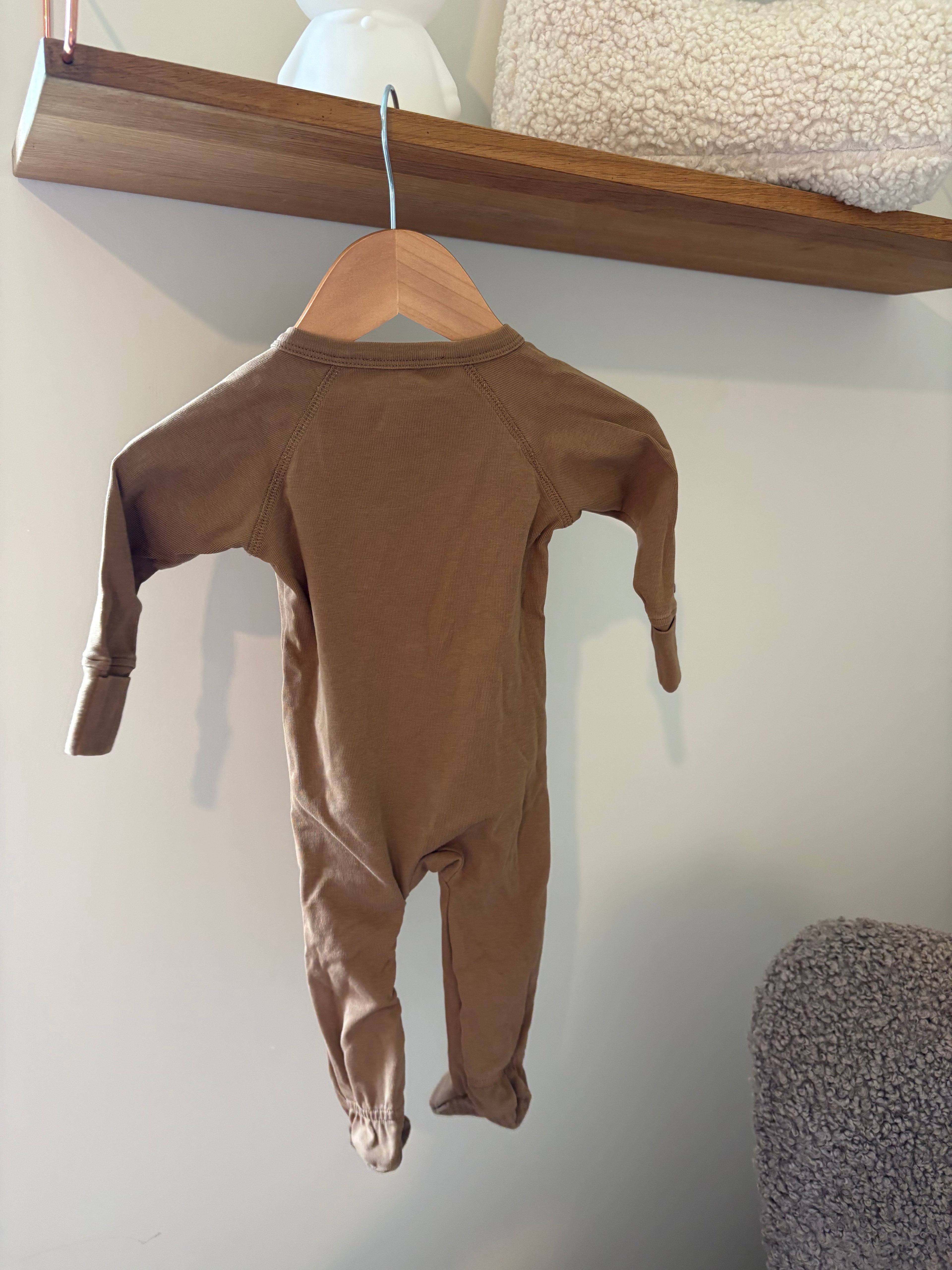 Kattan - pyjama bruin - 3M