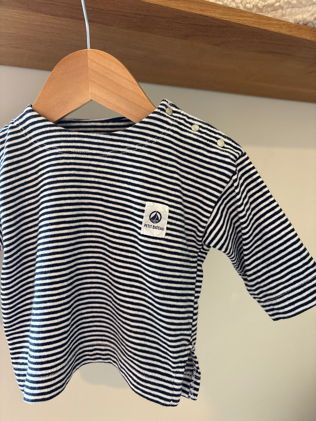 Petit Bateau - leuk truijte gestreept - 6M