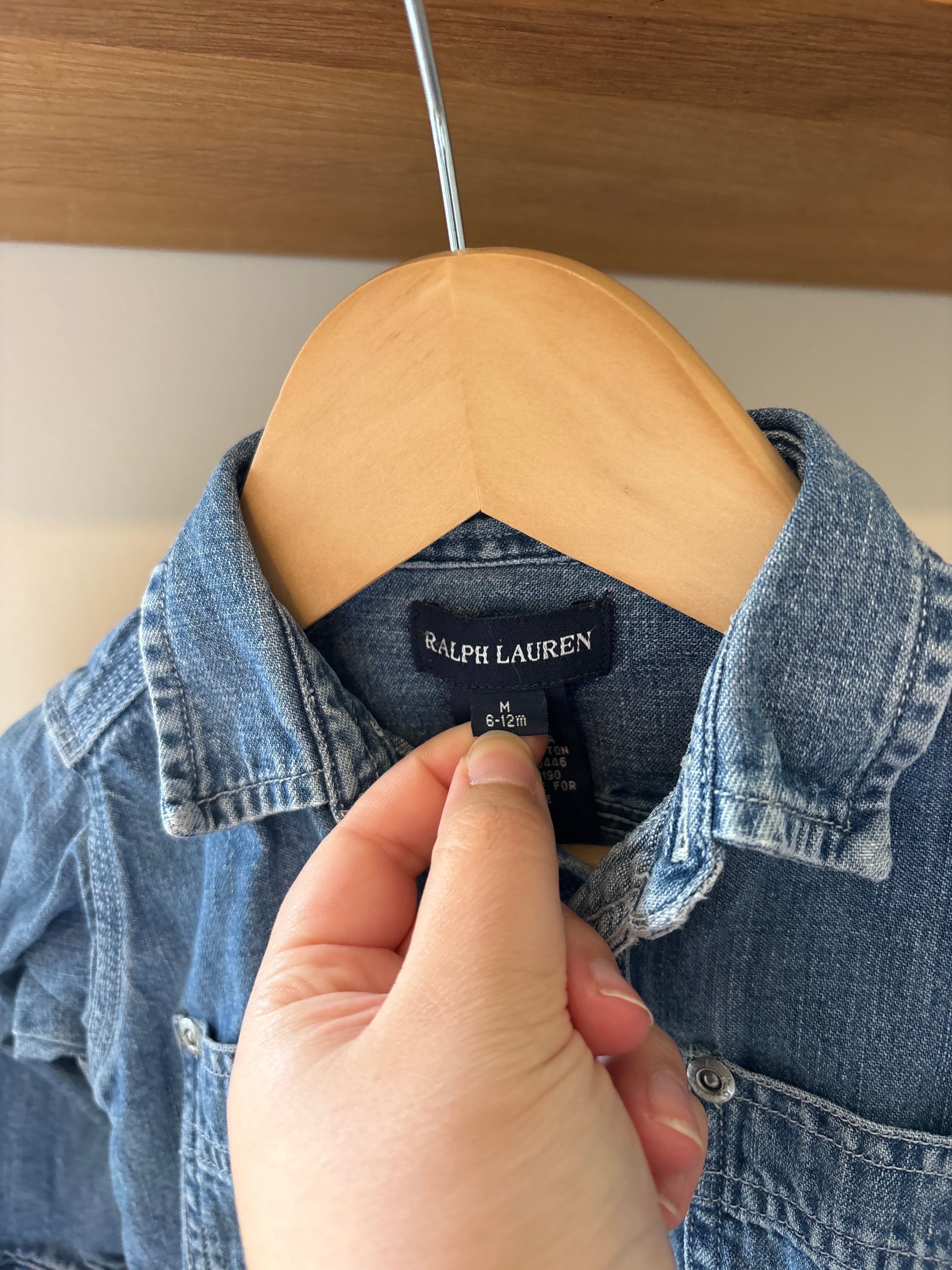 Ralph Lauren - jeans jasje - 6/12M