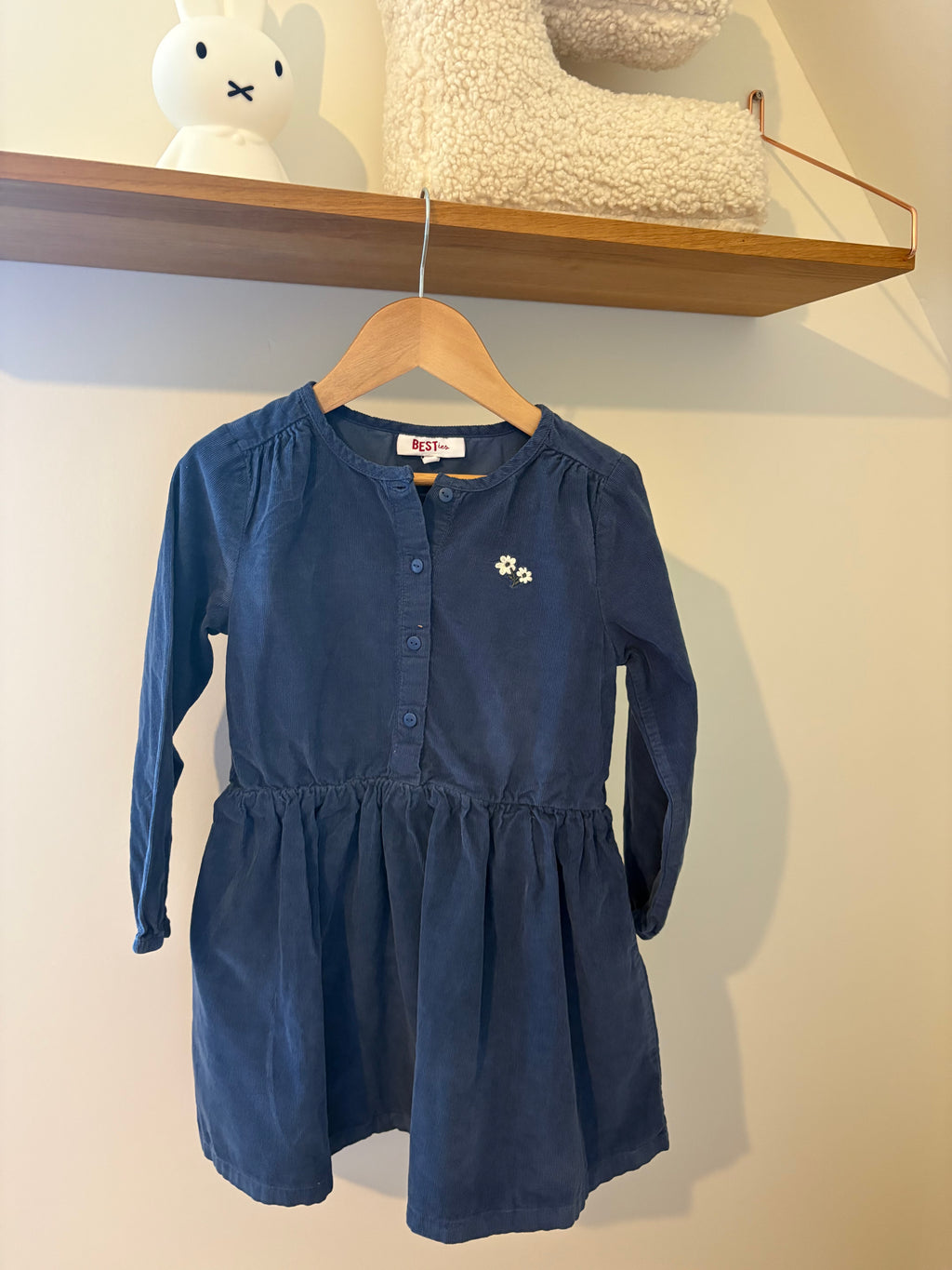 JBC - blauw jurkje - 116