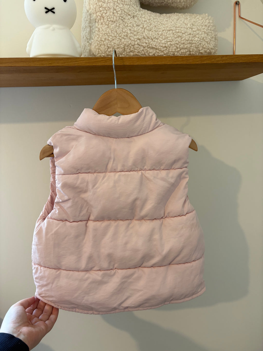 Zara - roze bodywarmer - 92