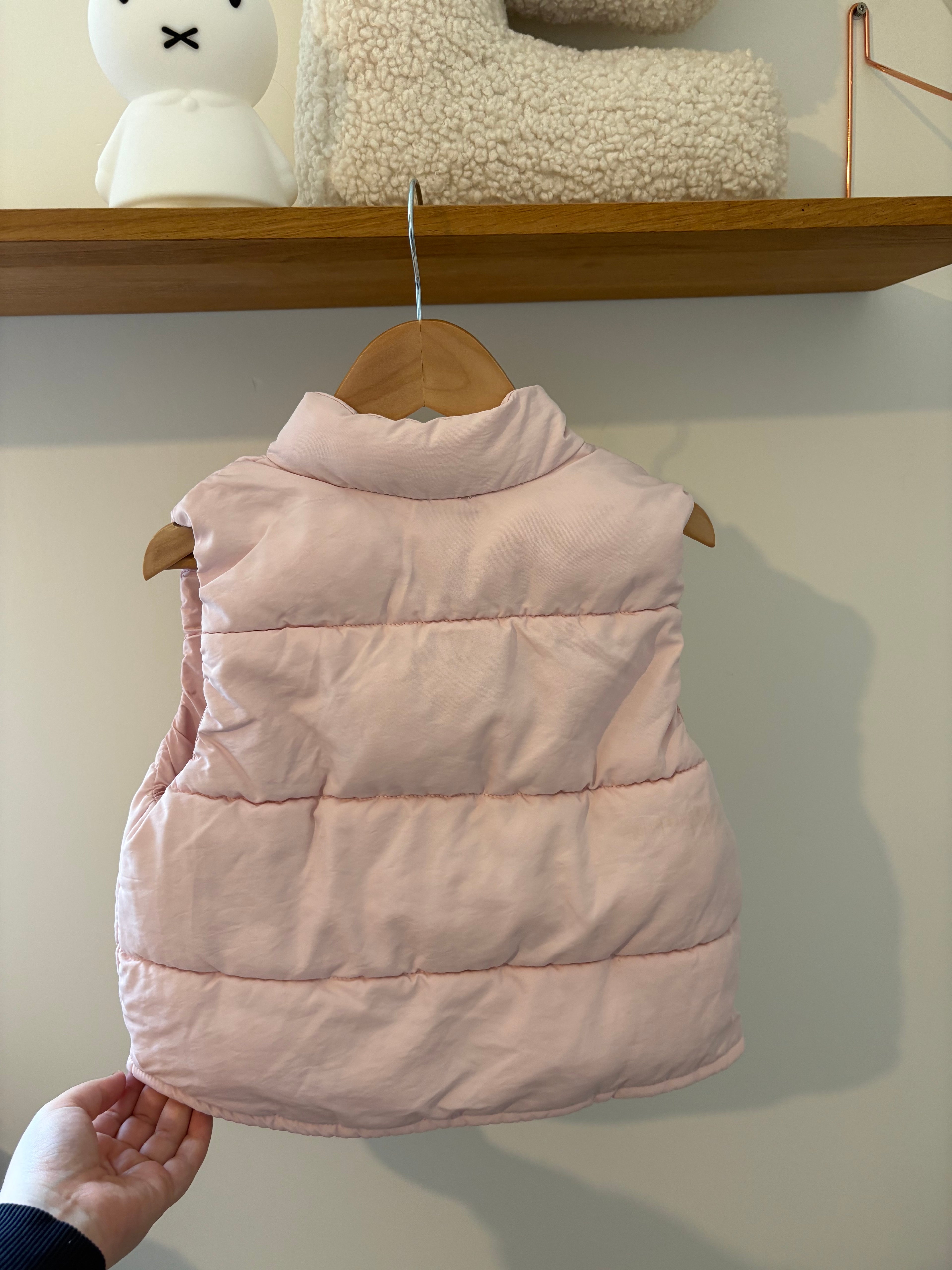 Zara - roze bodywarmer - 92