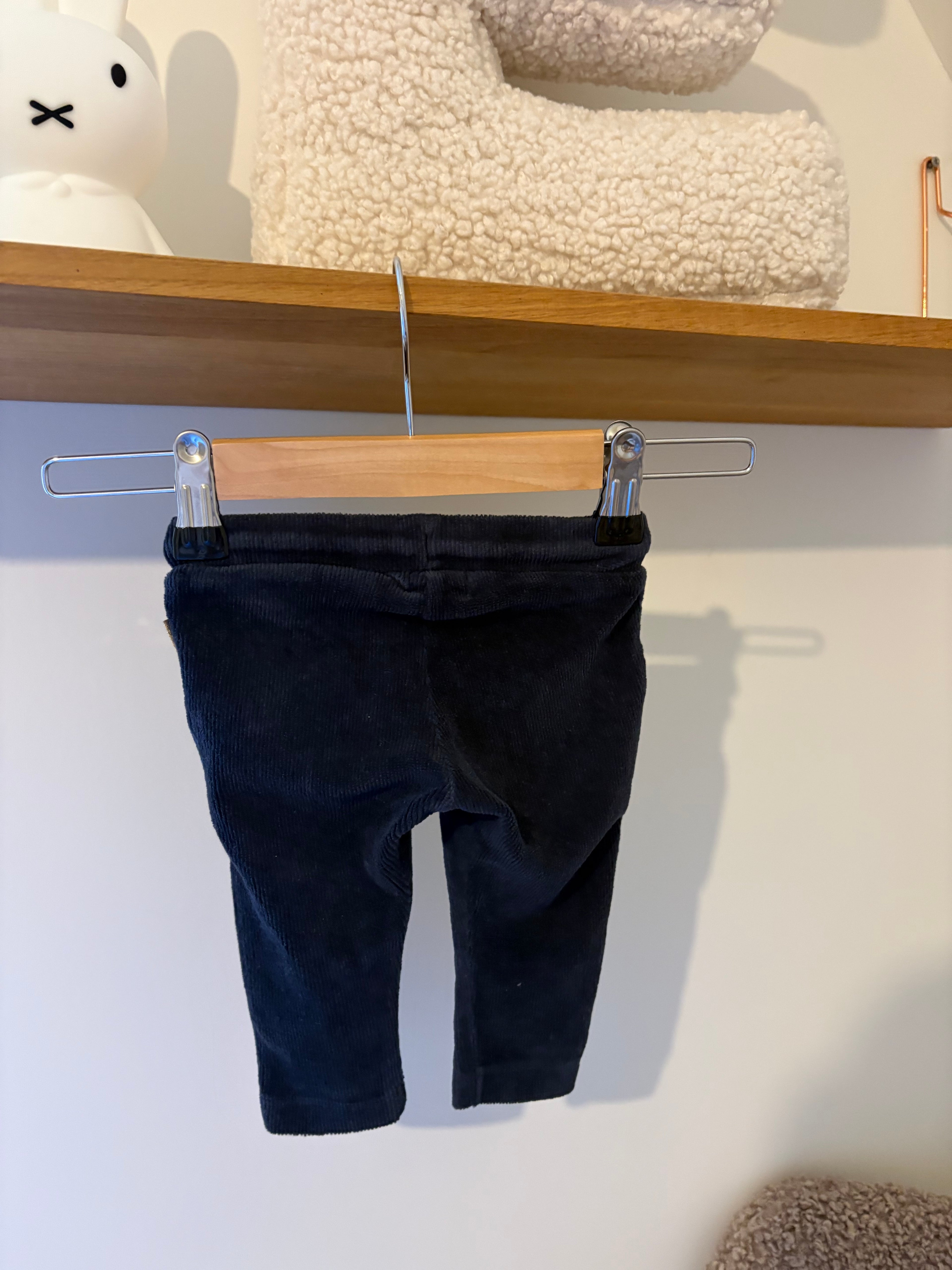Noppies - blauw corduroy broekje - 62
