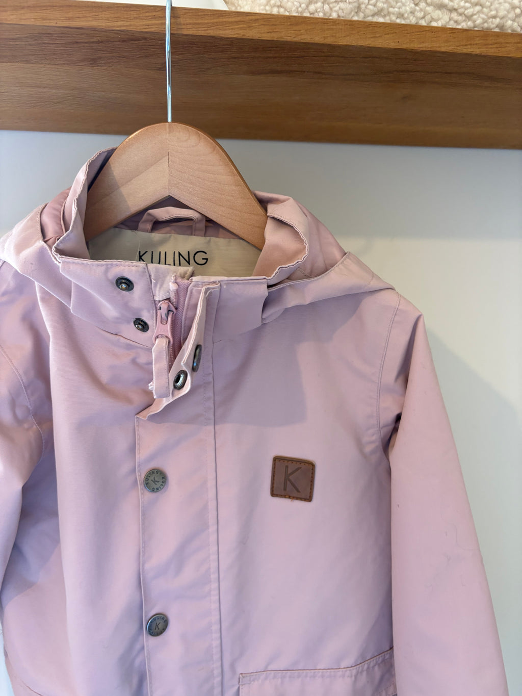 Kuling - roze wind-en regenjas - 110