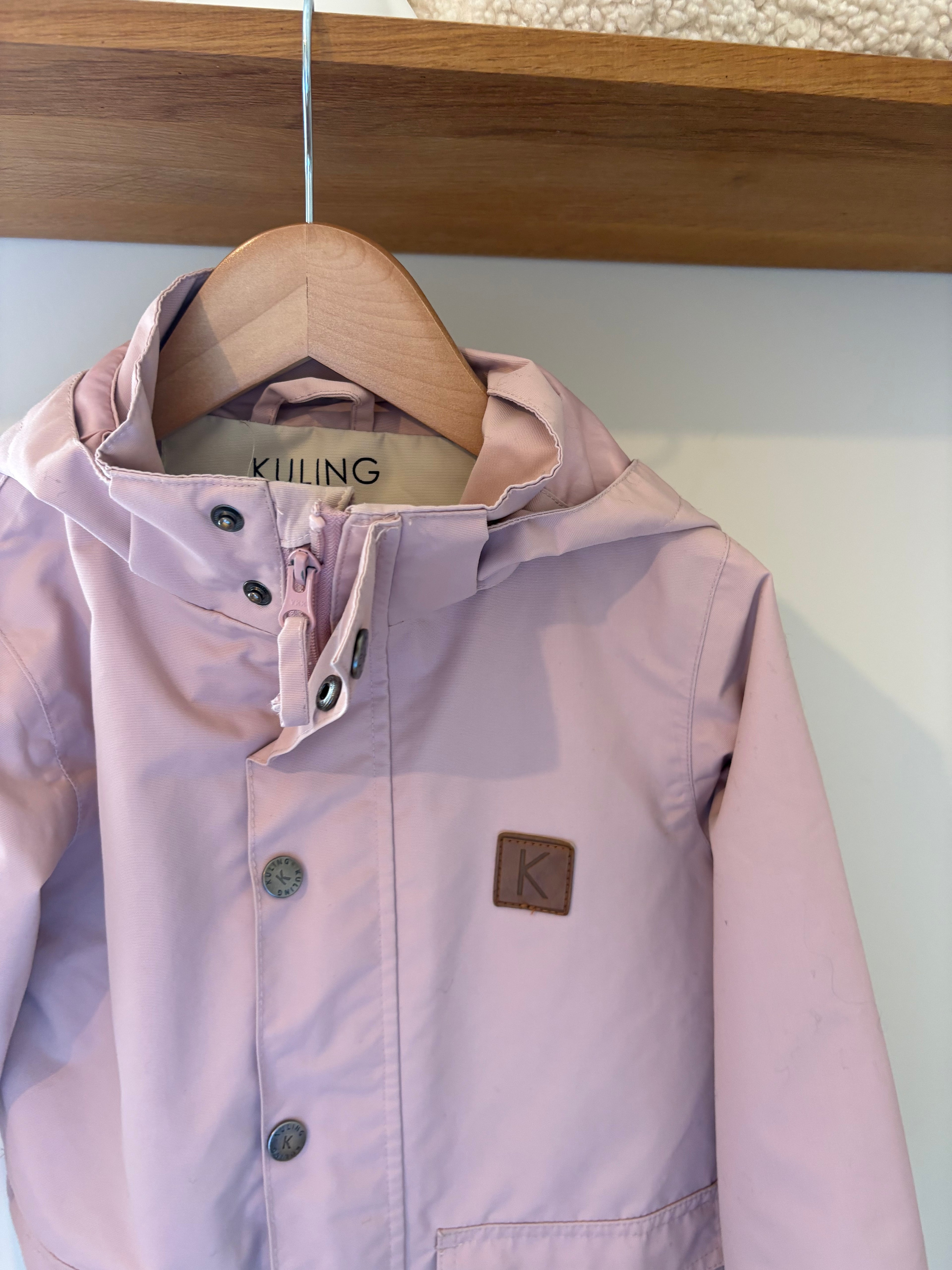 Kuling - roze wind-en regenjas - 110