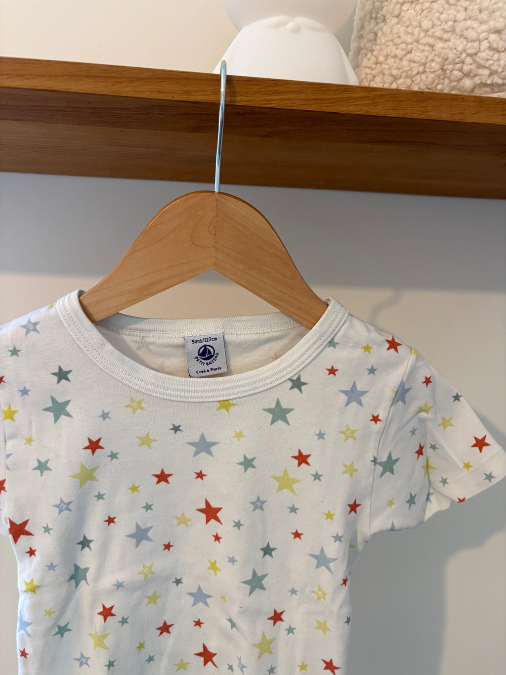 Petit Bateau - tshirt sterren - 5Y
