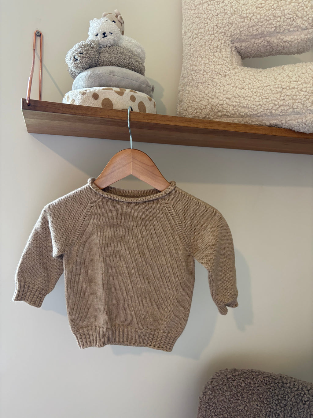 hvid - sweater 3/6M