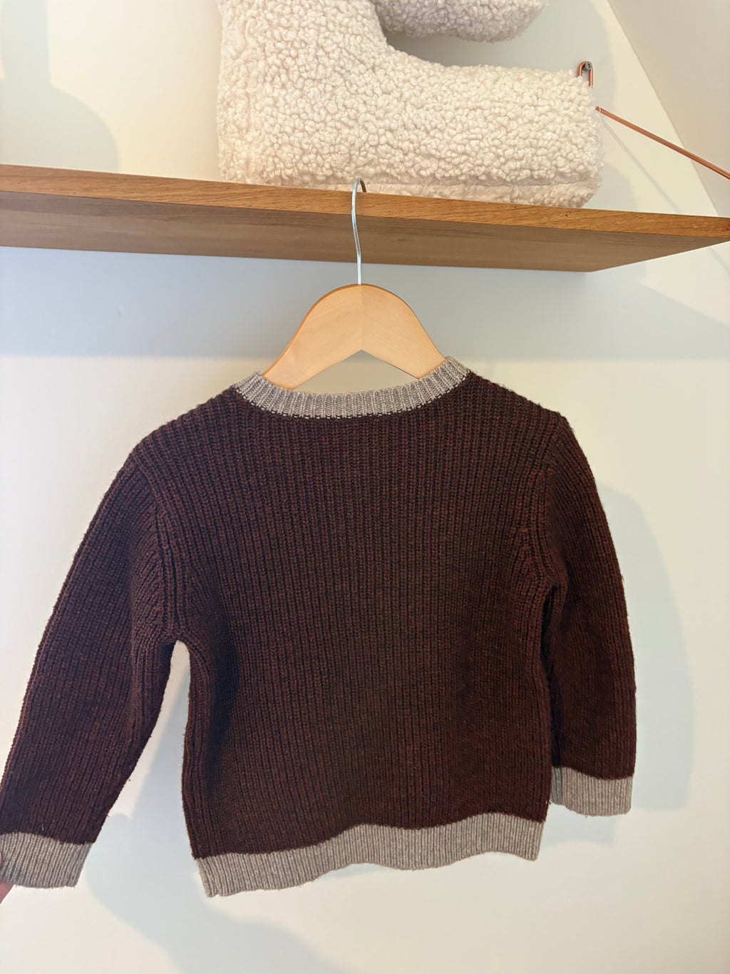 Zara - bordeaux knit - 98