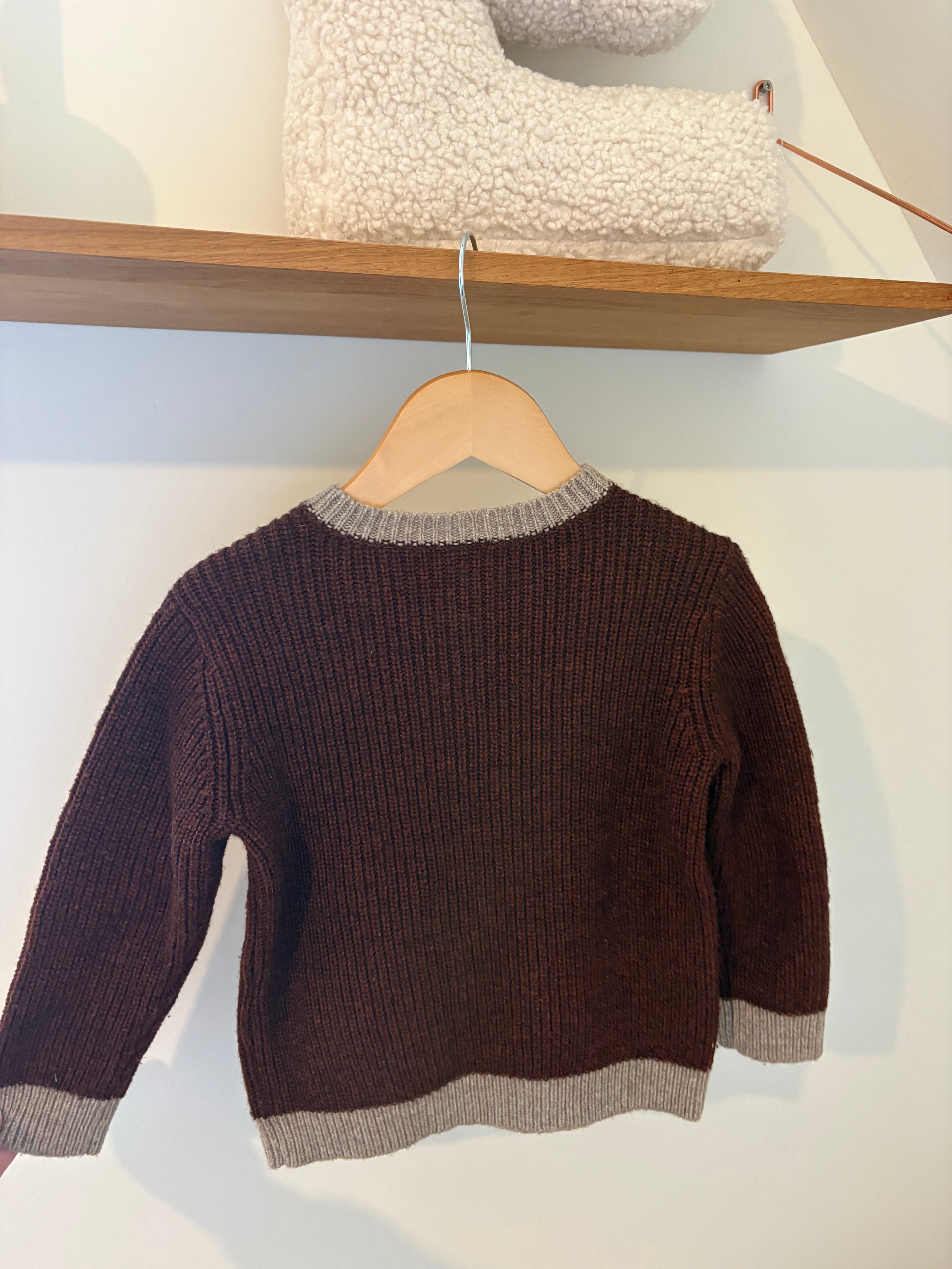 Zara - bordeaux knit - 98