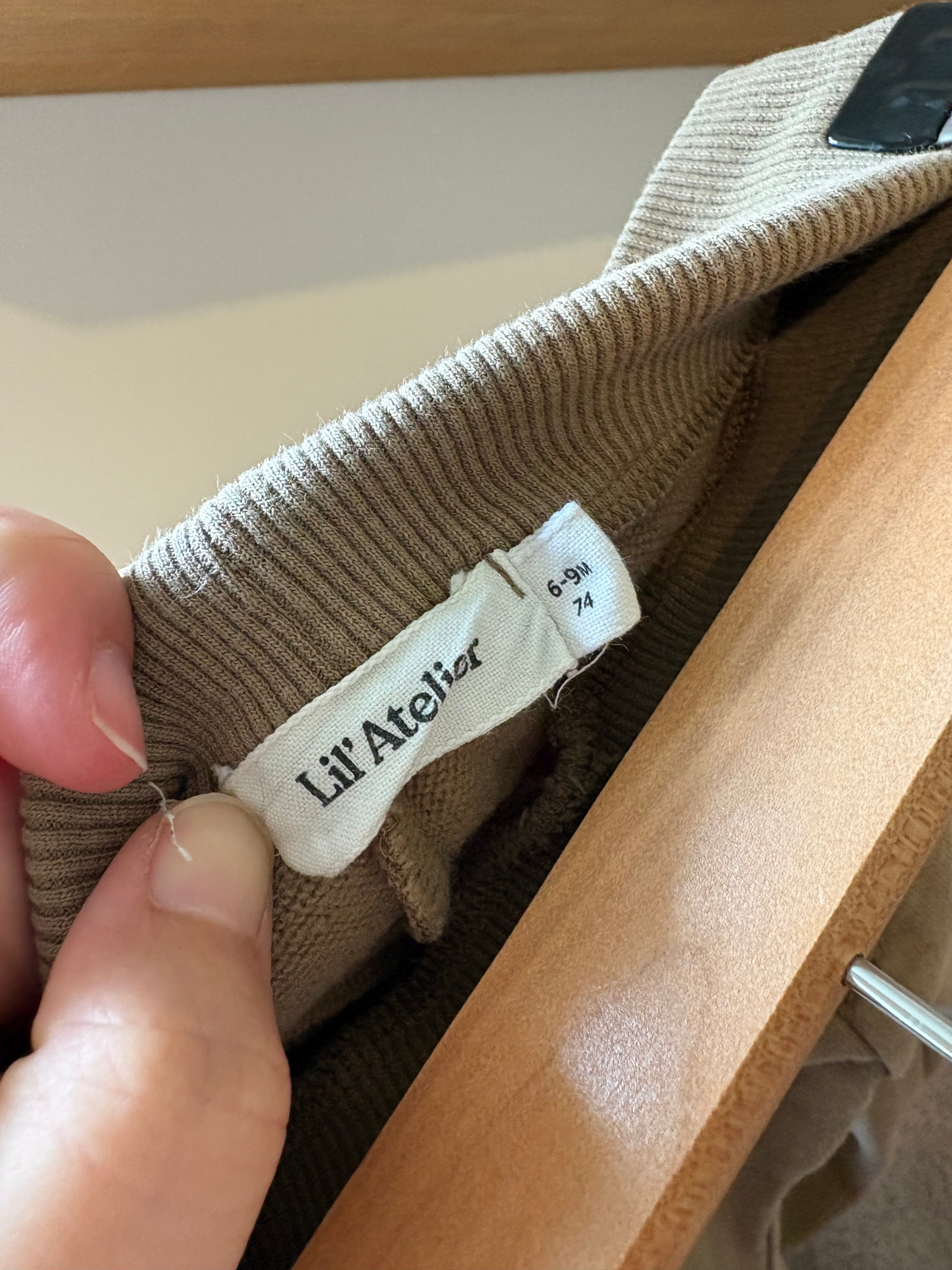 Lil Aterlier - beige broekje - 74