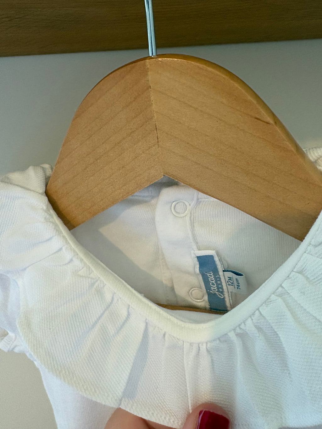 Jacadi - body met kraagje - 12M