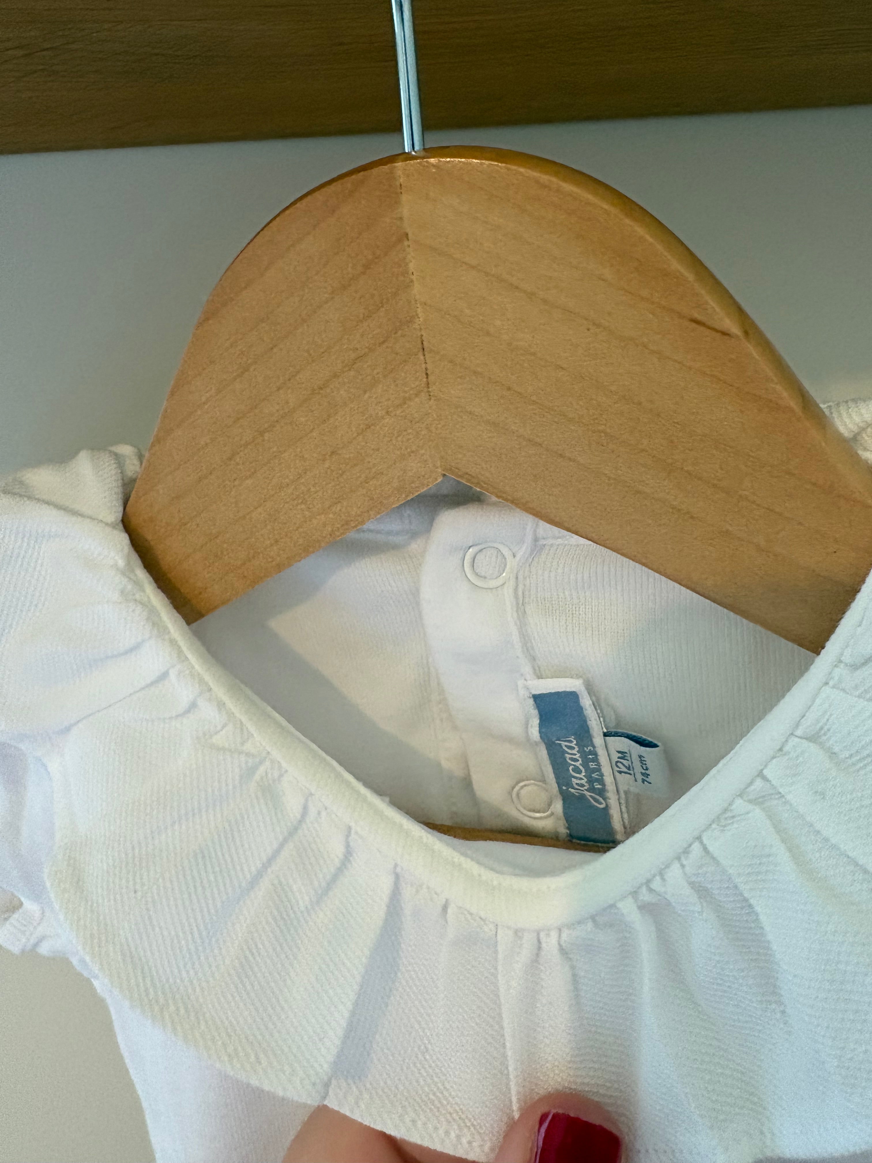 Jacadi - body met kraagje - 12M