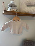 hvid - sweater - 0/3M