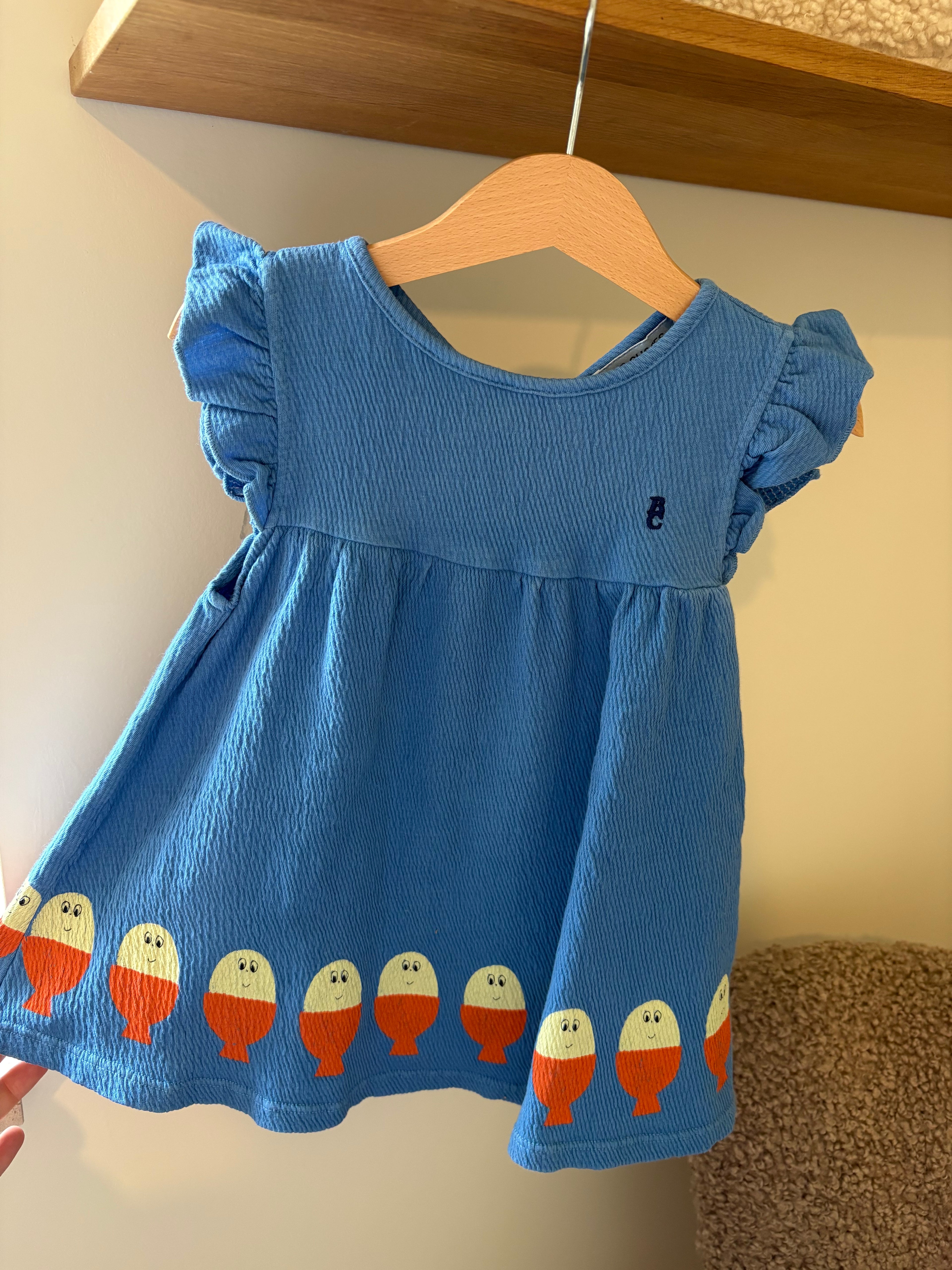Bobo Choses - blauw kleedje - 80