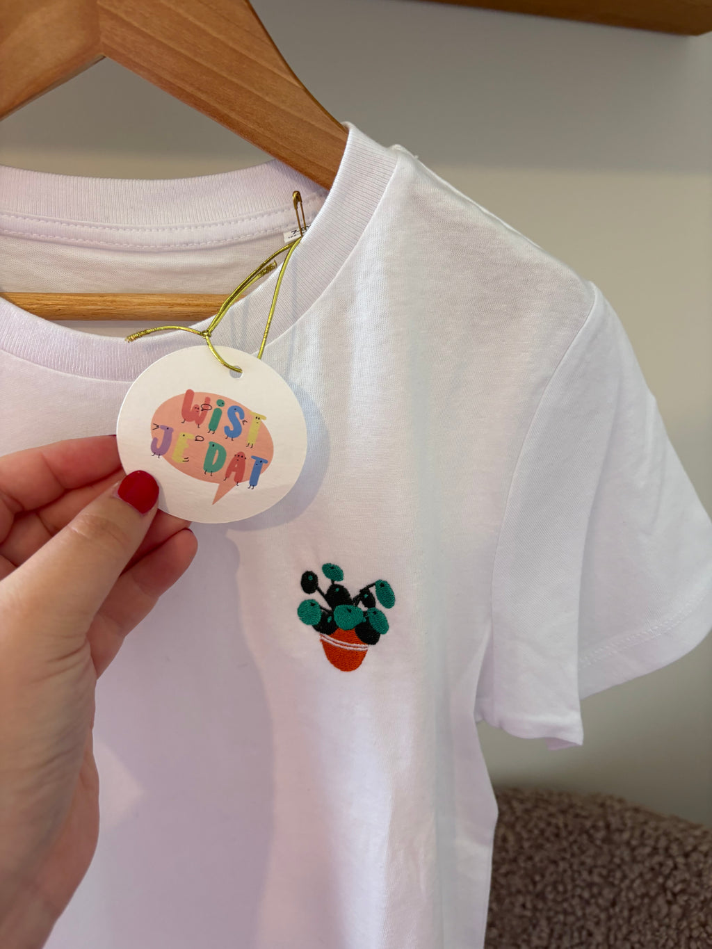 Wist je dat - tshirt met pannenkoekenplant - 5/6Y