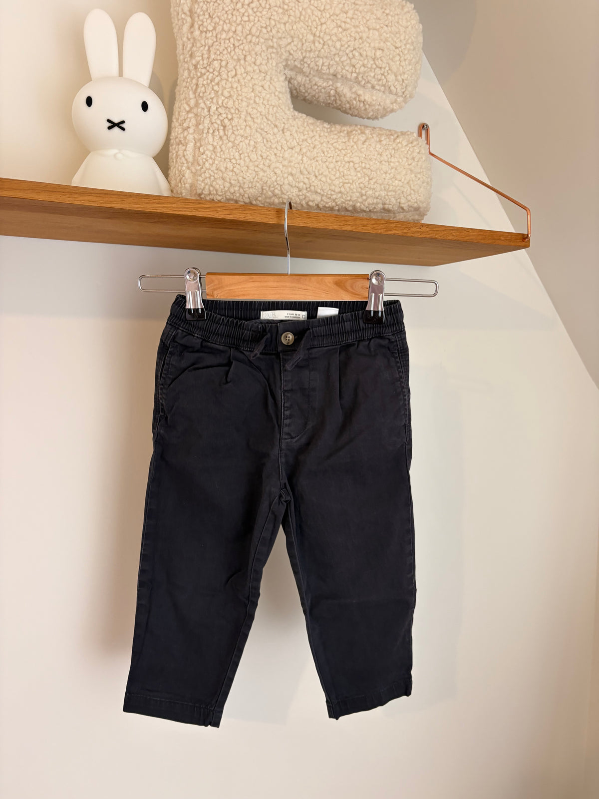 Zara - blauwe cargobroek - 92