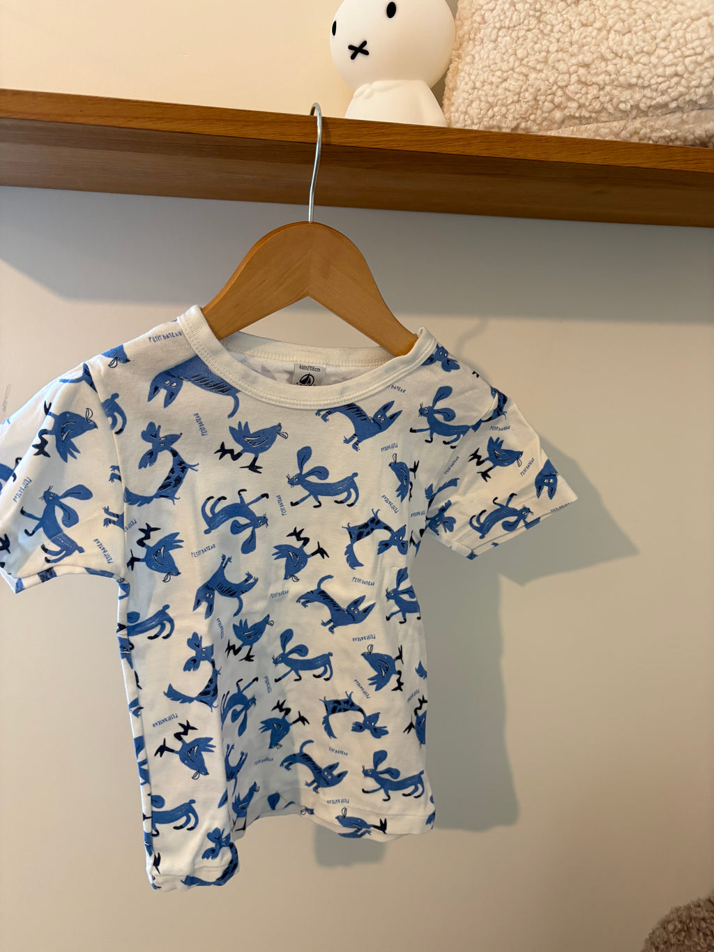 Petit Bateau - tshirt diertjes - 6Y