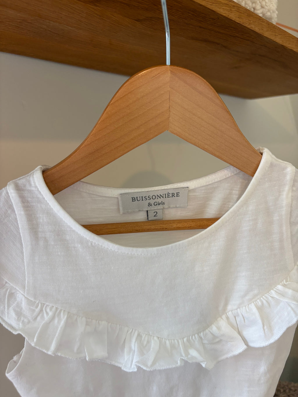 Buissoniere - tshirt wit - 2Y