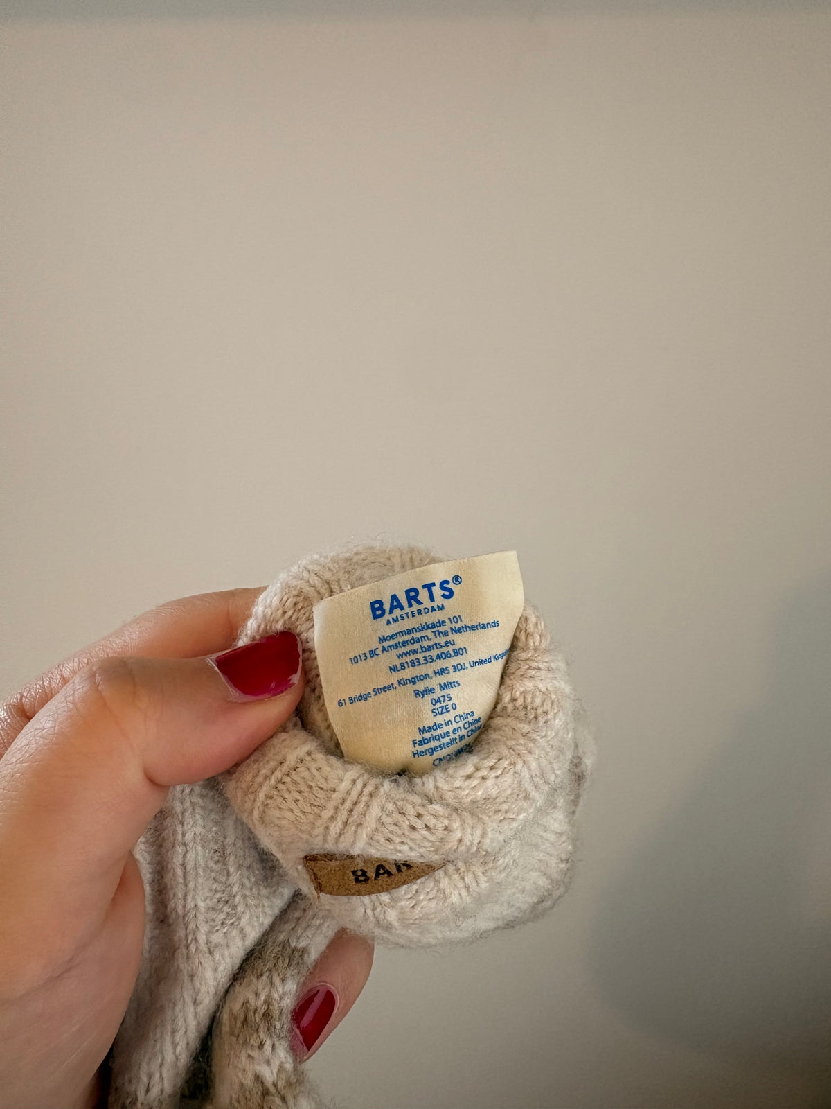 Barts - wantjes - newborn - nieuw