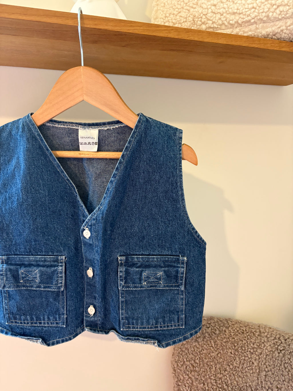 Hey Lucie - denim jeans vestje - 92