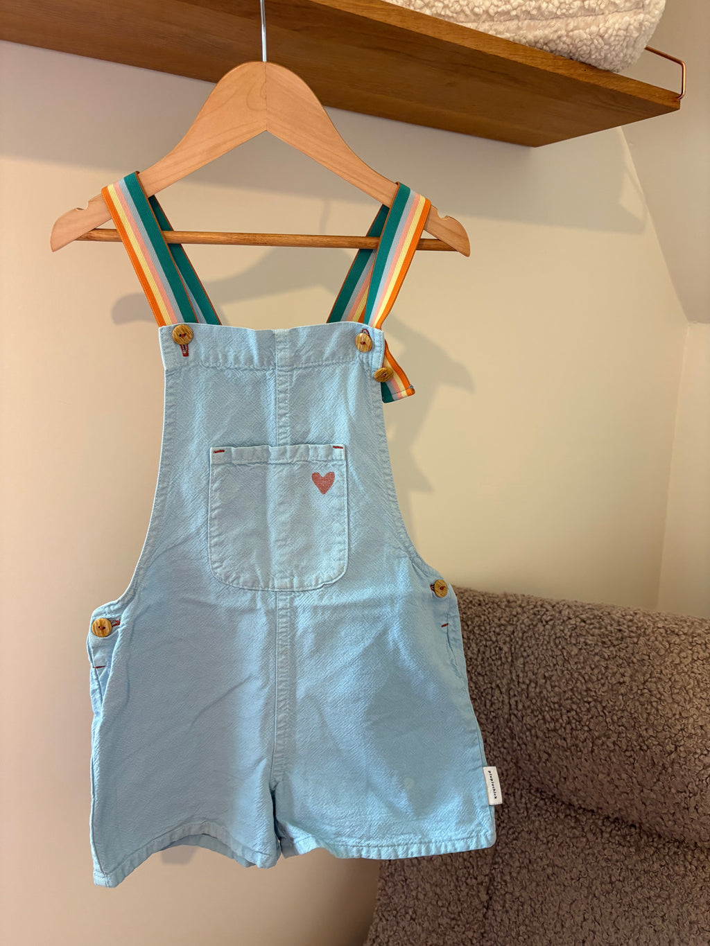 Piupiuchick - denim jumpsuit - 6Y