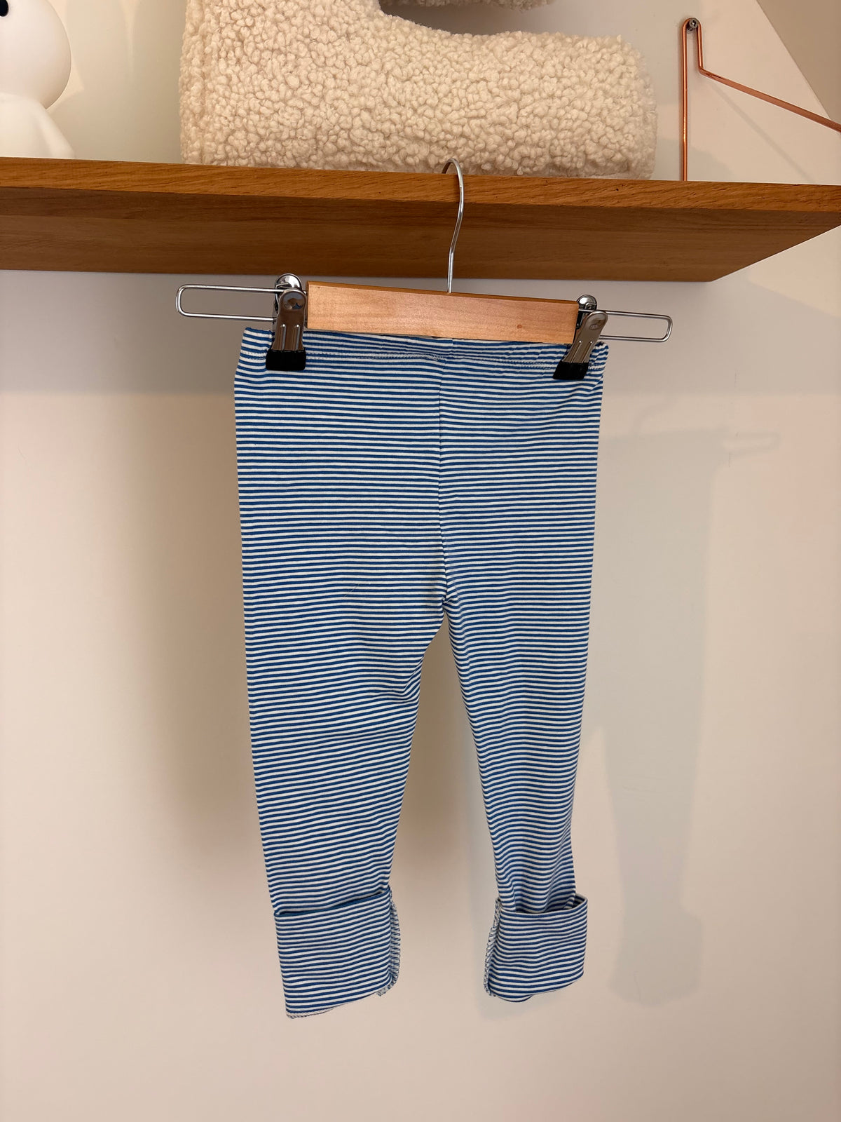Gray Label - broekje blauw/witte streepjes - 1/2Y