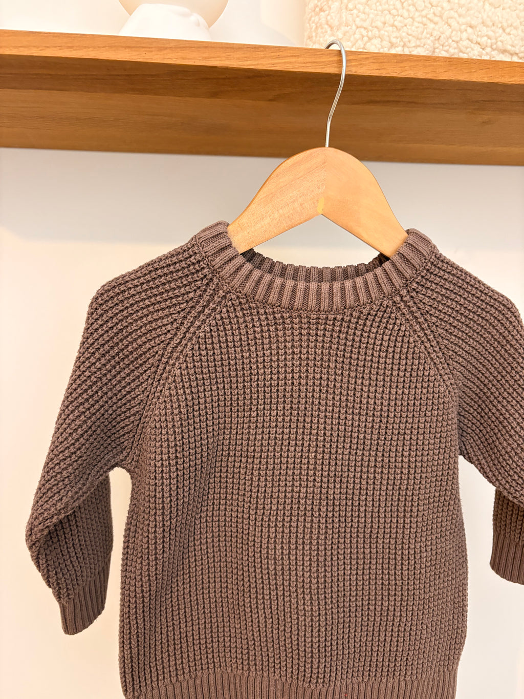 Next - bruine sweater - 80/86