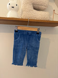 Bla Bla Bla - blauw velours broekje - 3M (62)