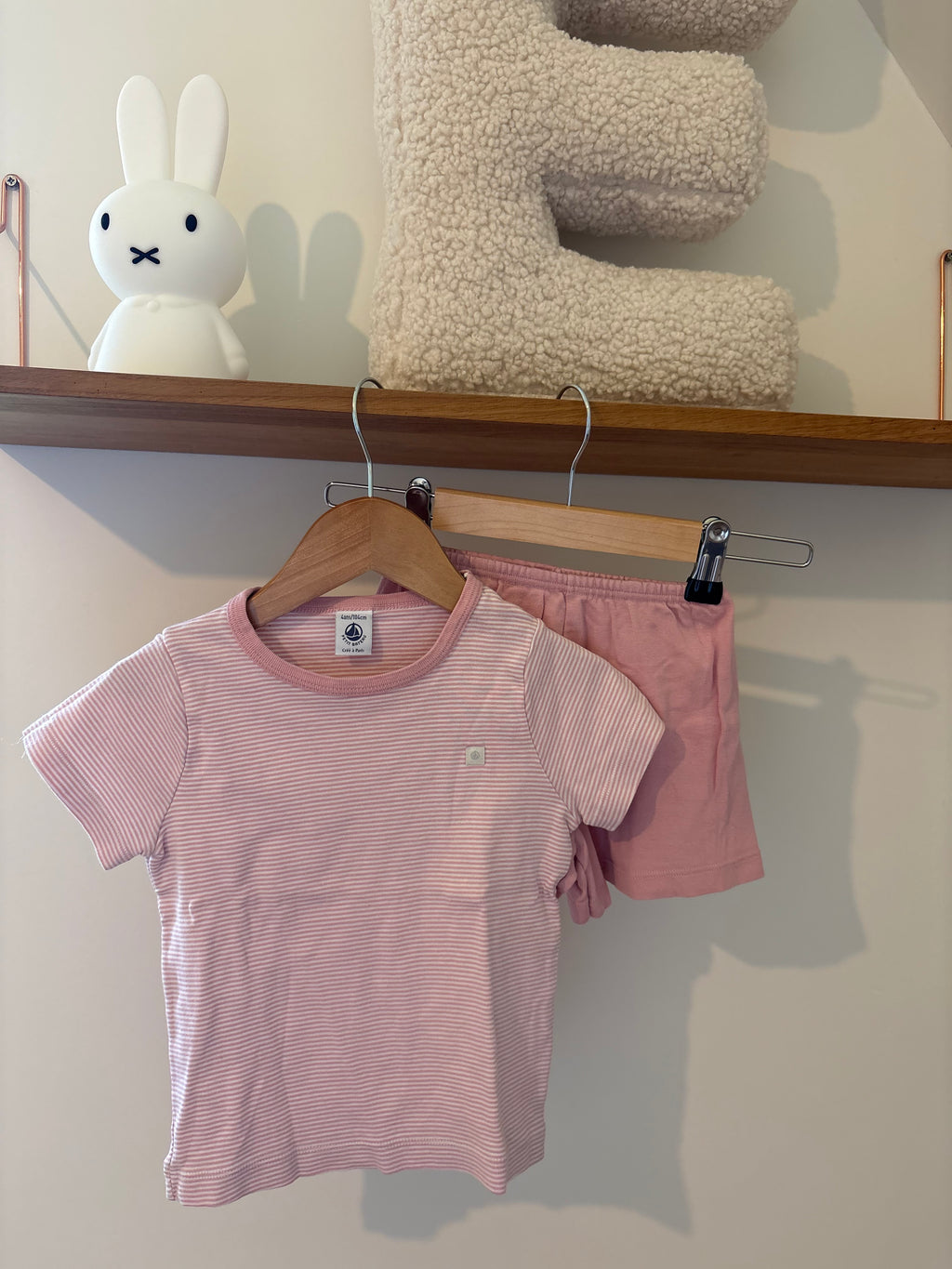 Petit Bateau - 2-delige pyjama roze - 95