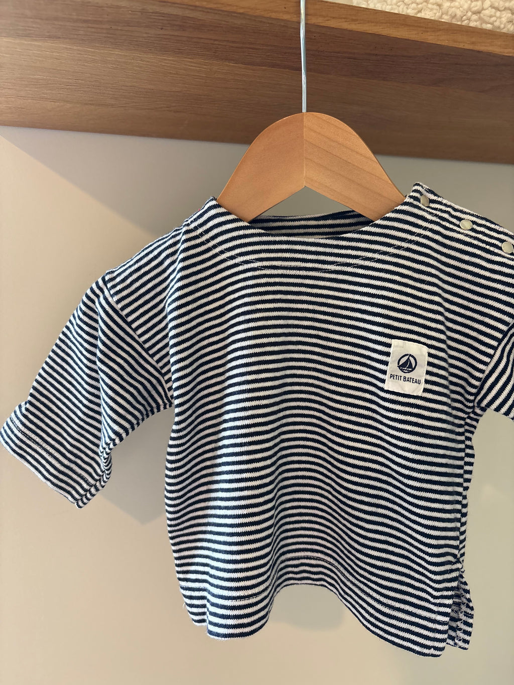 Petit Bateau - leuk truijte gestreept - 6M