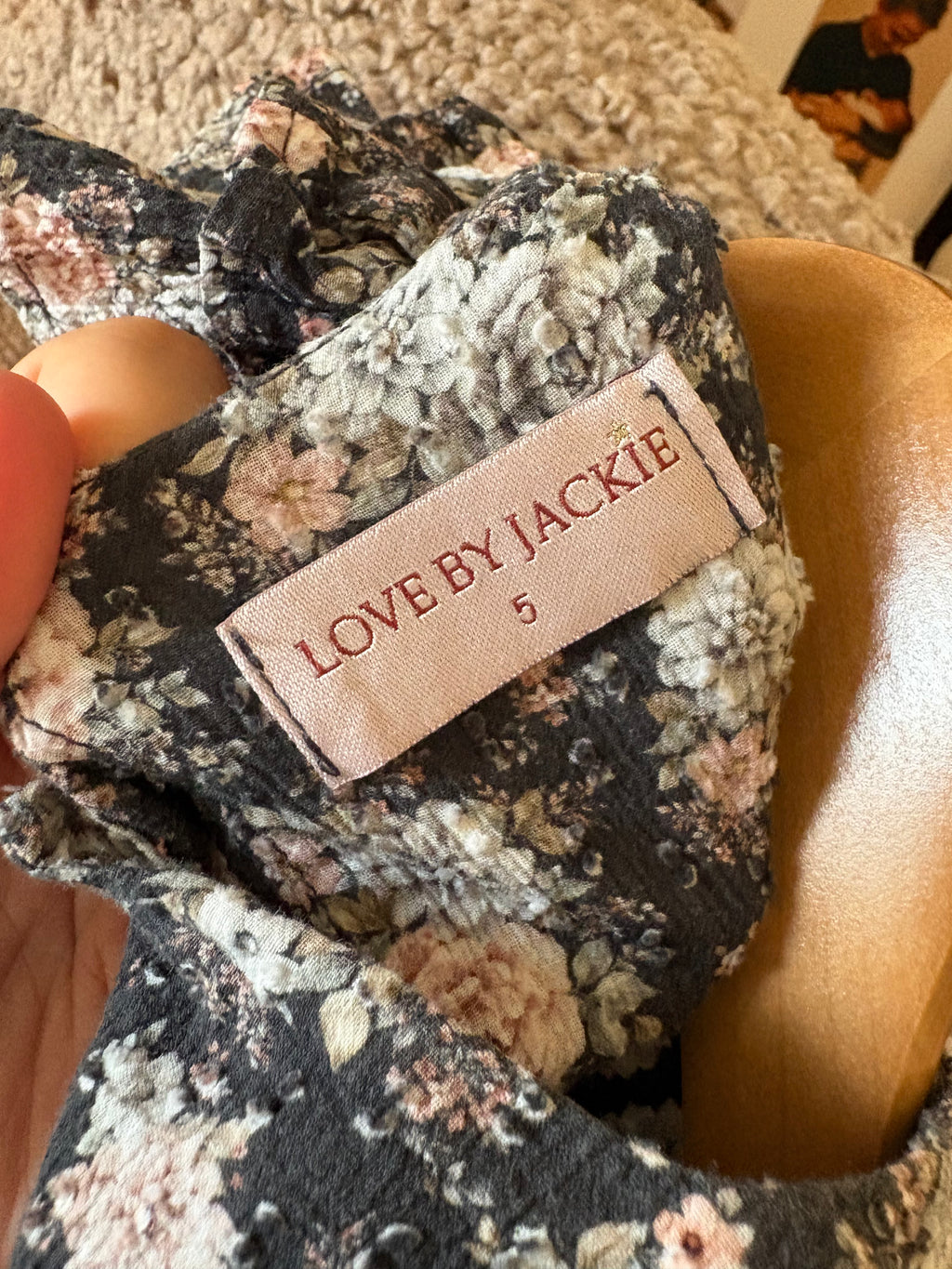 Love By Jackie - bloemenkleedje - 5Y