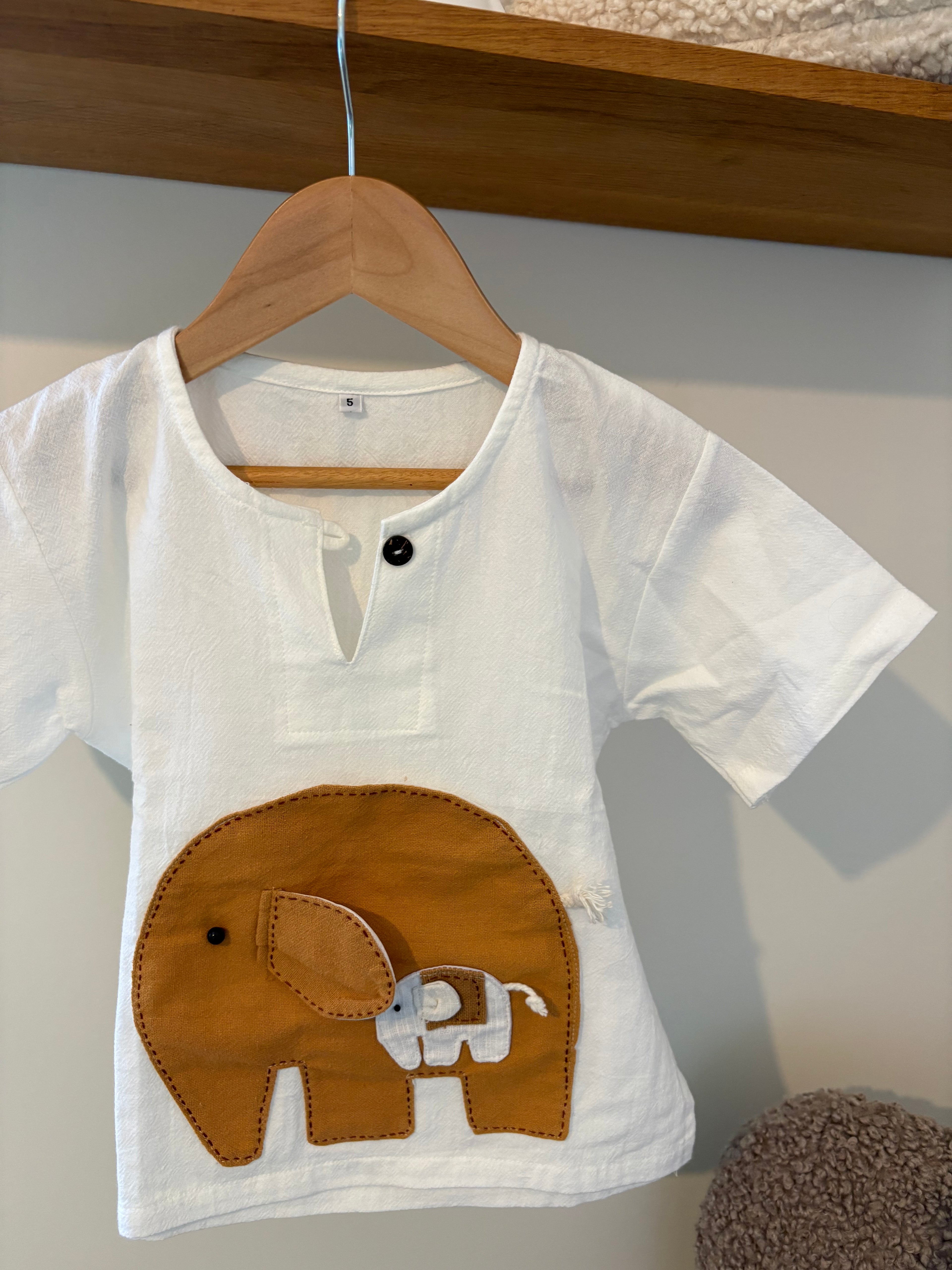 Vintage blouseje olifant - 5Y
