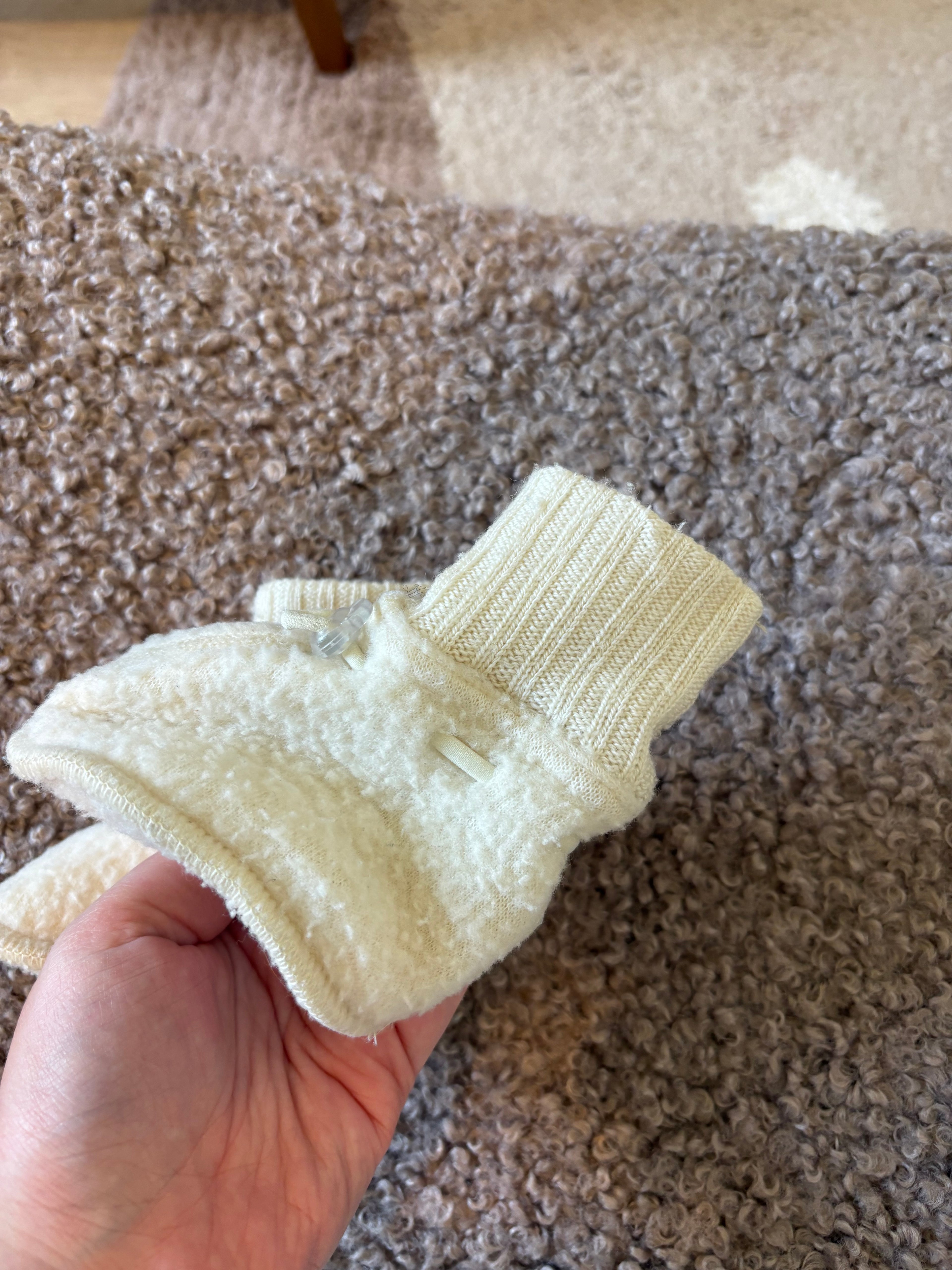 Joha - pantoffelsokjes merinowool- 6/9M