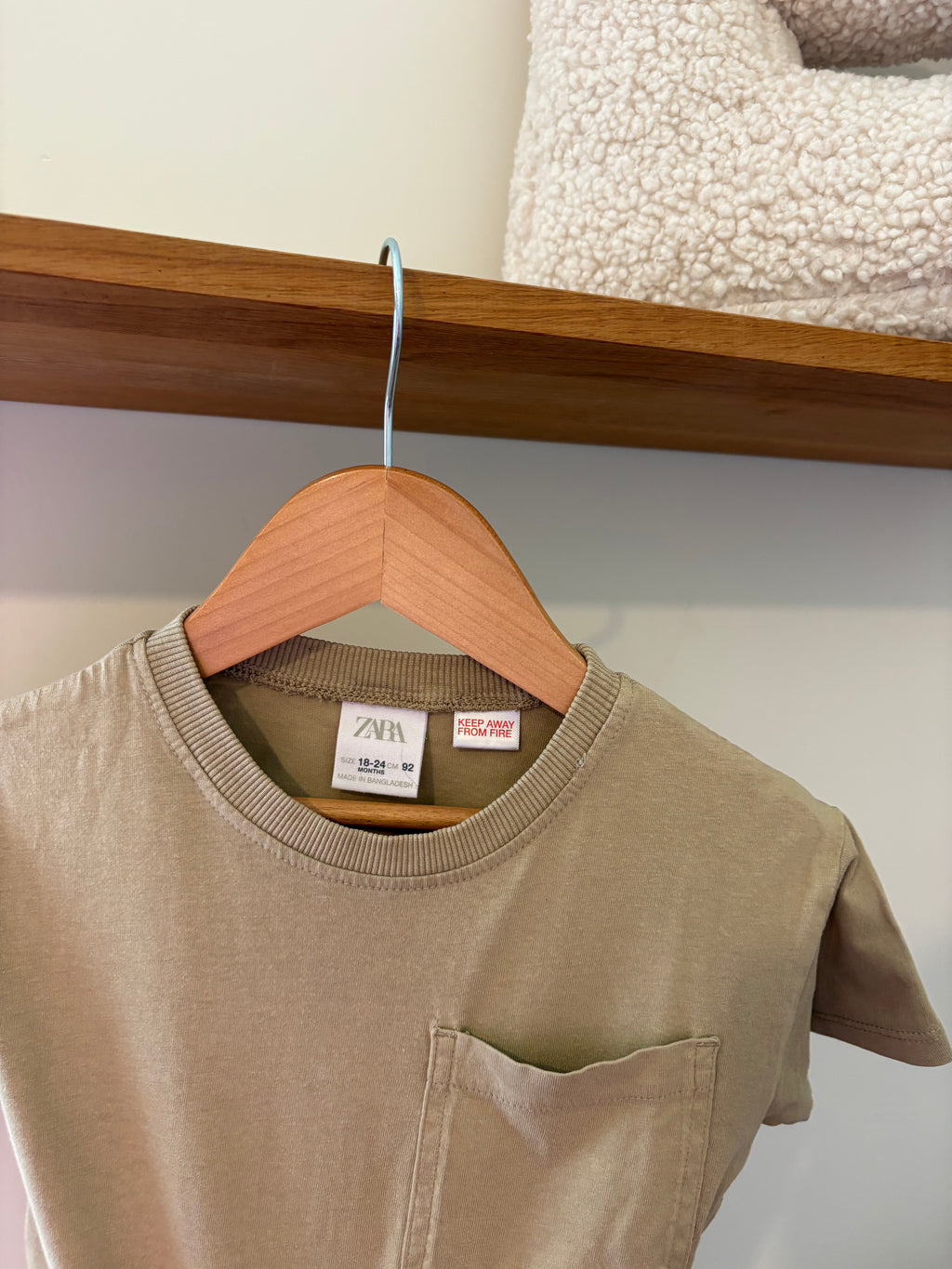 Zara - tshirt groen - 92
