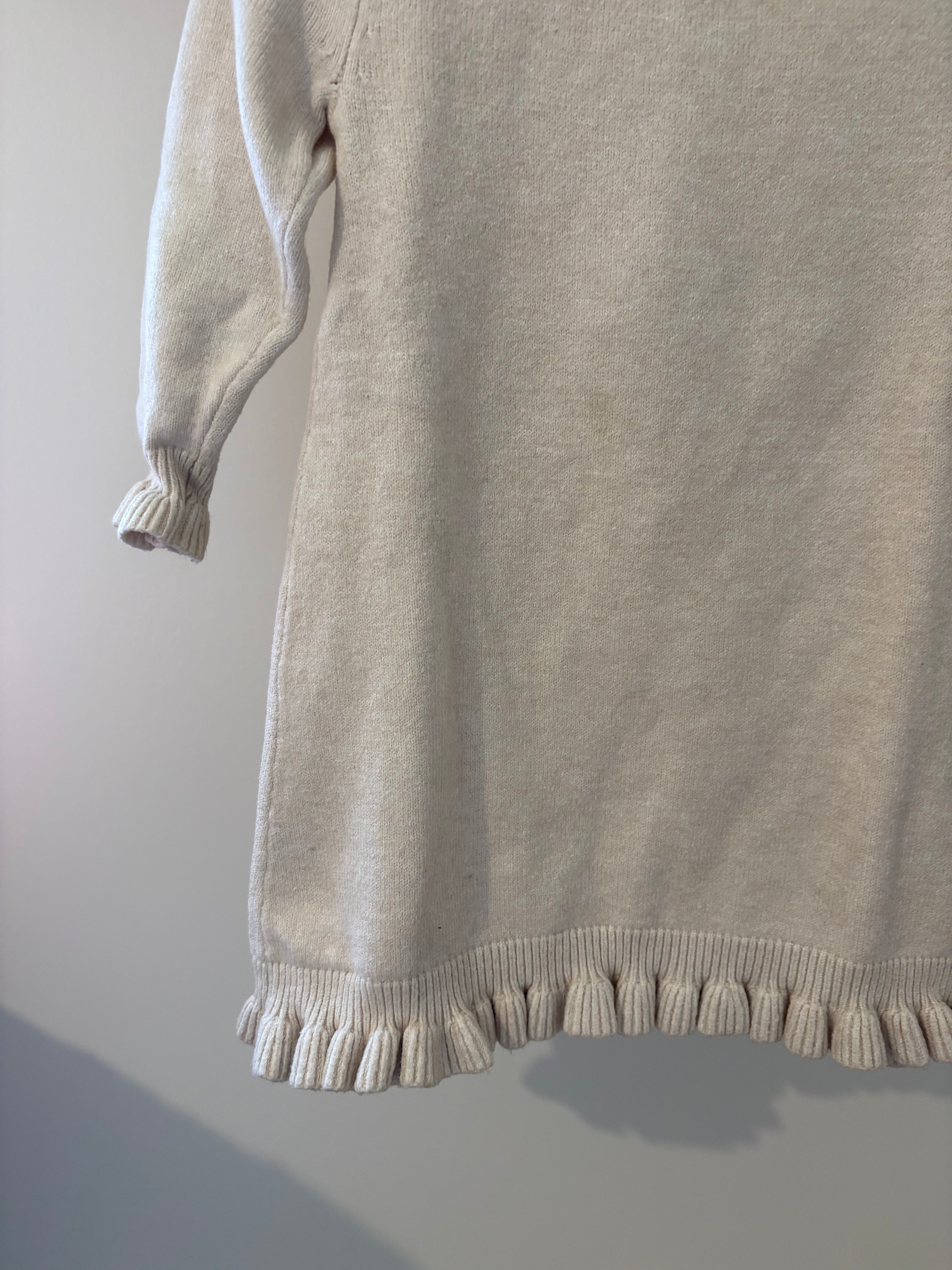 Fliink - beige jurk met kraagje - 2Y