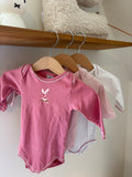 Petit Bateau - set 3 body's "doudou" - 6M