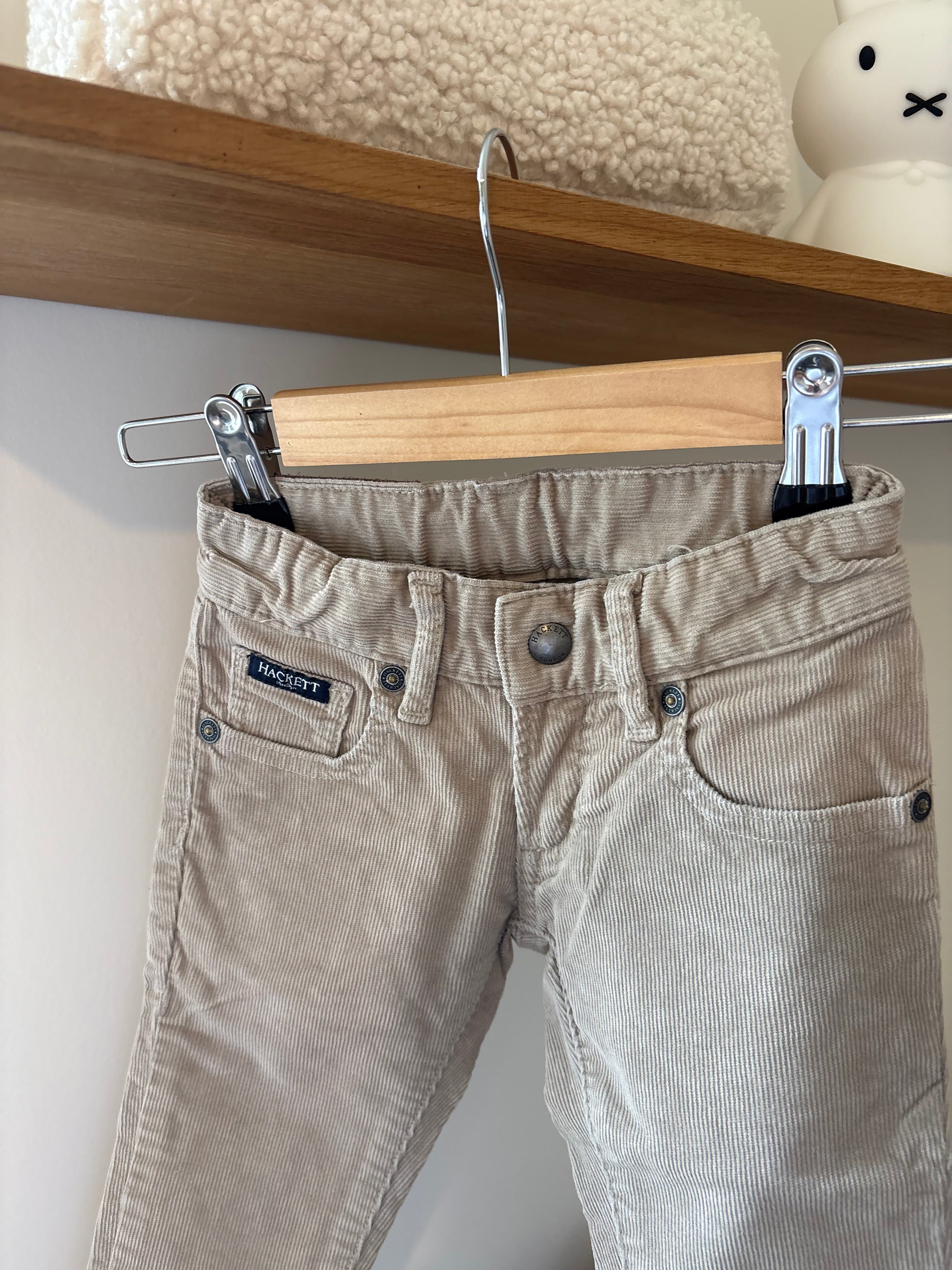 Hackett - beige corduroy broek - 92