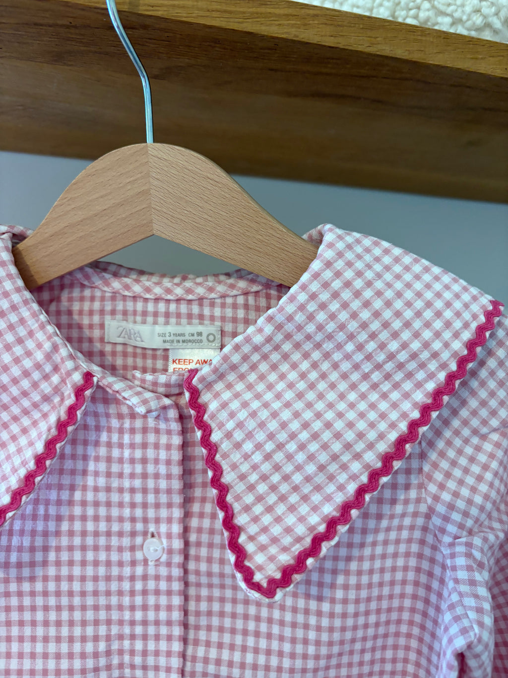 zara - blouse roze - 98