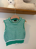 OVS- groene knit top - 6/7Y