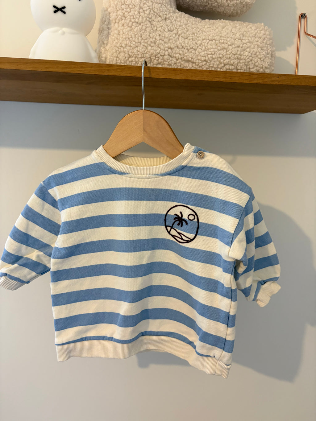 Zara - truitje streepjes - 80