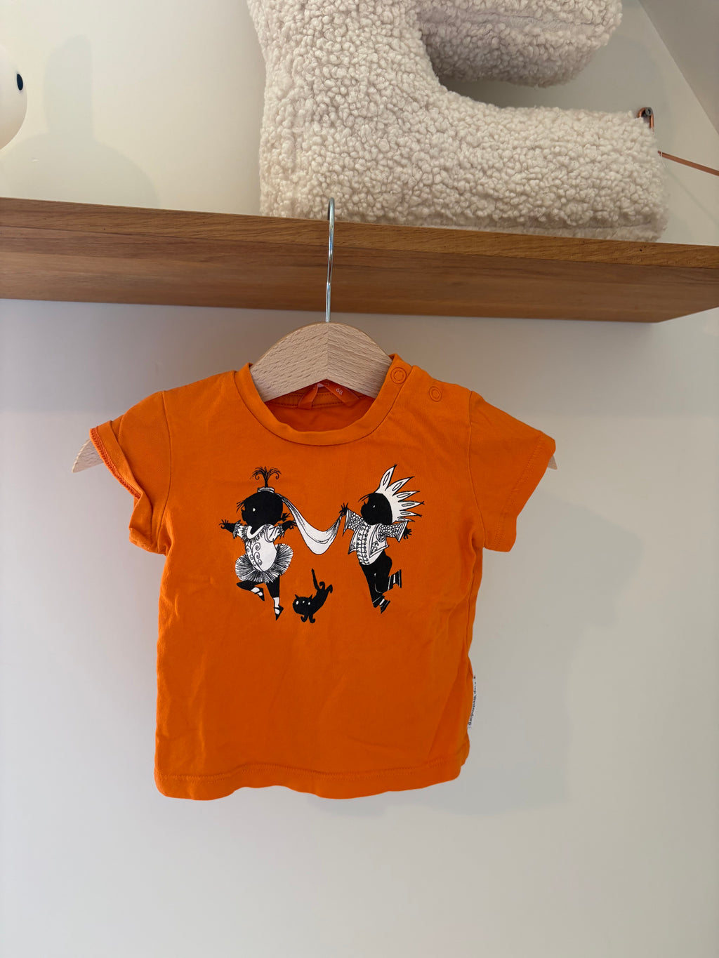 Hema - oranje tshirt Jip&Janneke - 68