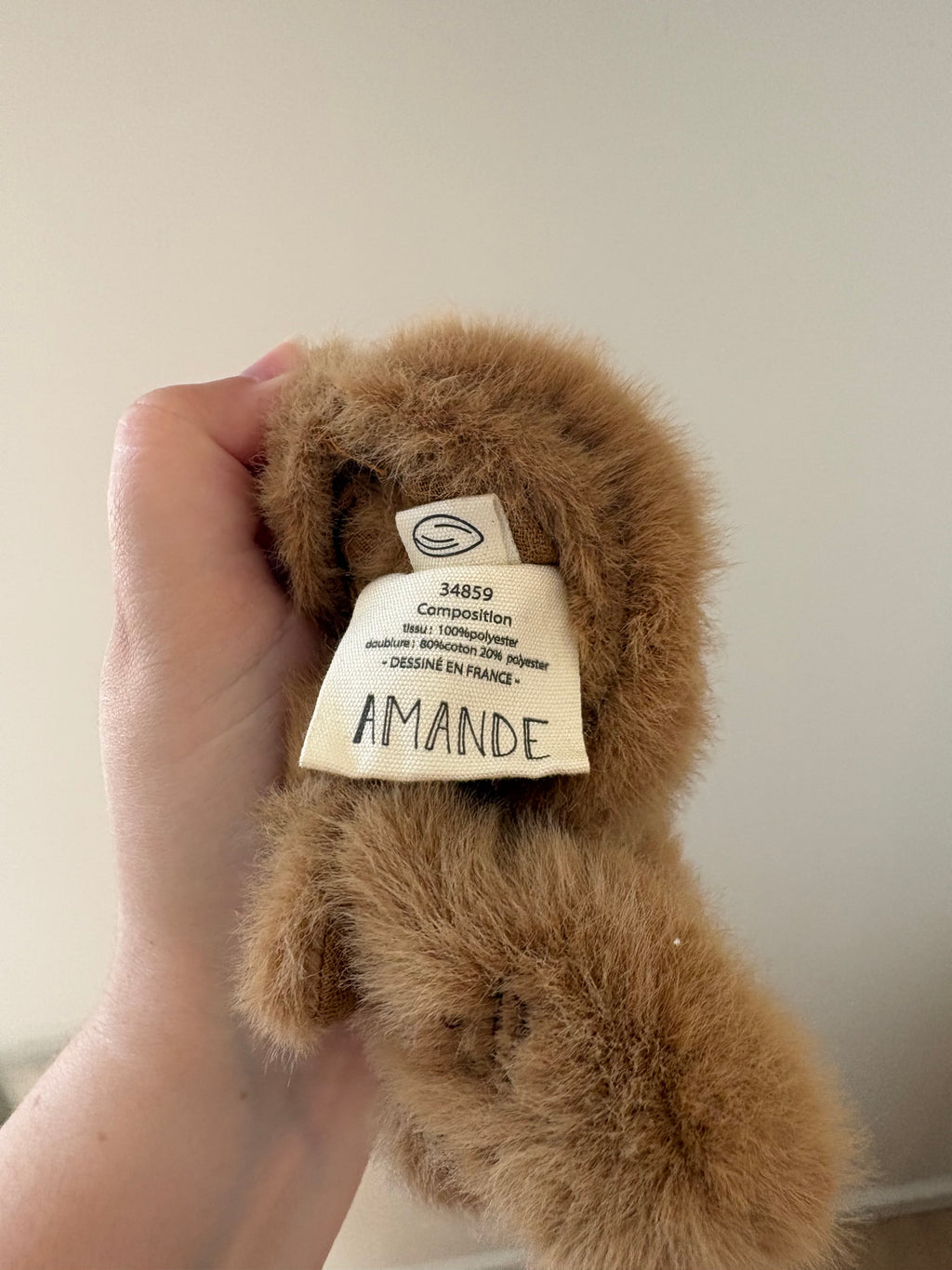 Amande - fluffy pantoffels baby - 0/6M