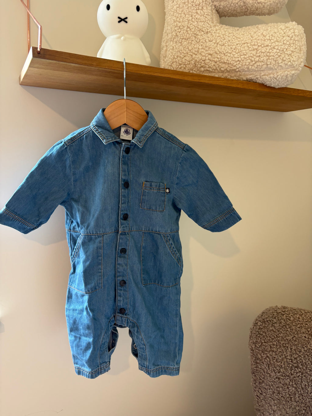 Petit Bateau - jeanspakje - 6M