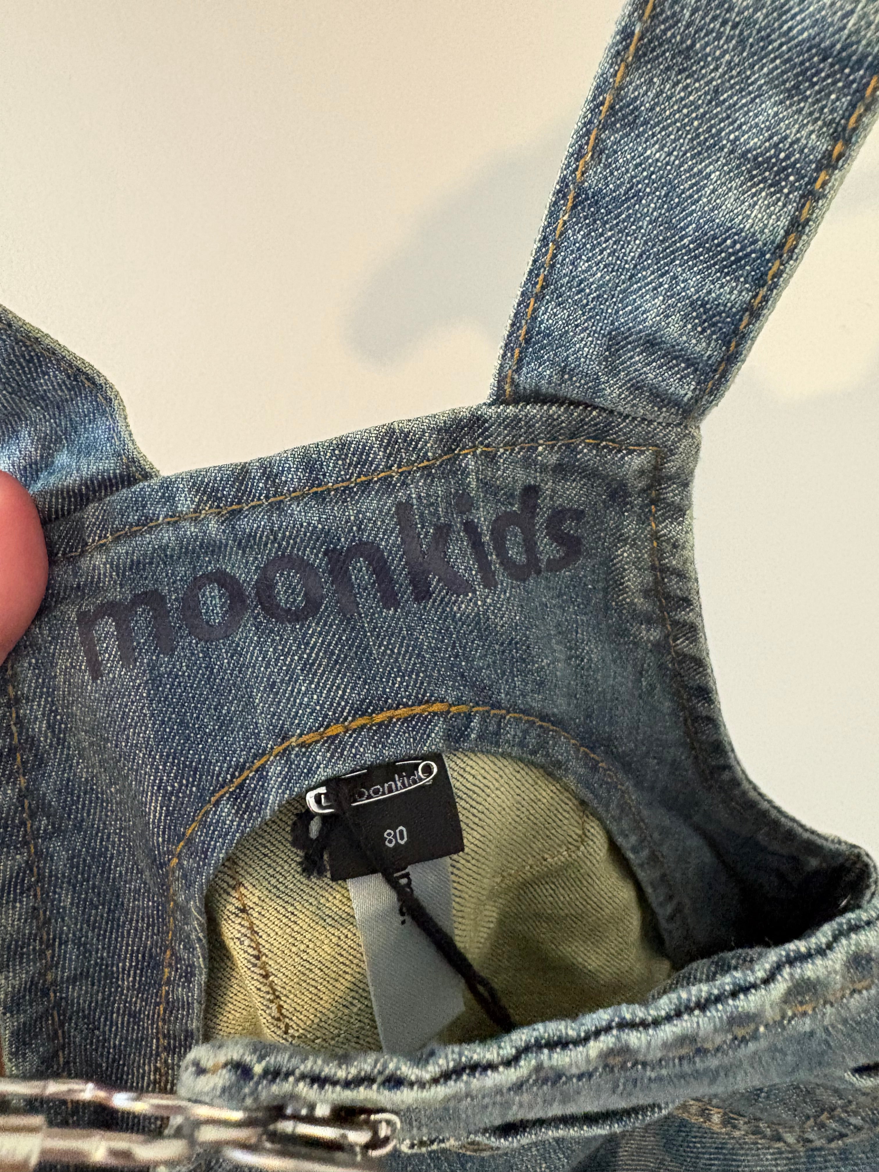 Moonkids - jeans salopette - 80