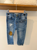 Zara - jeans smiley - 80