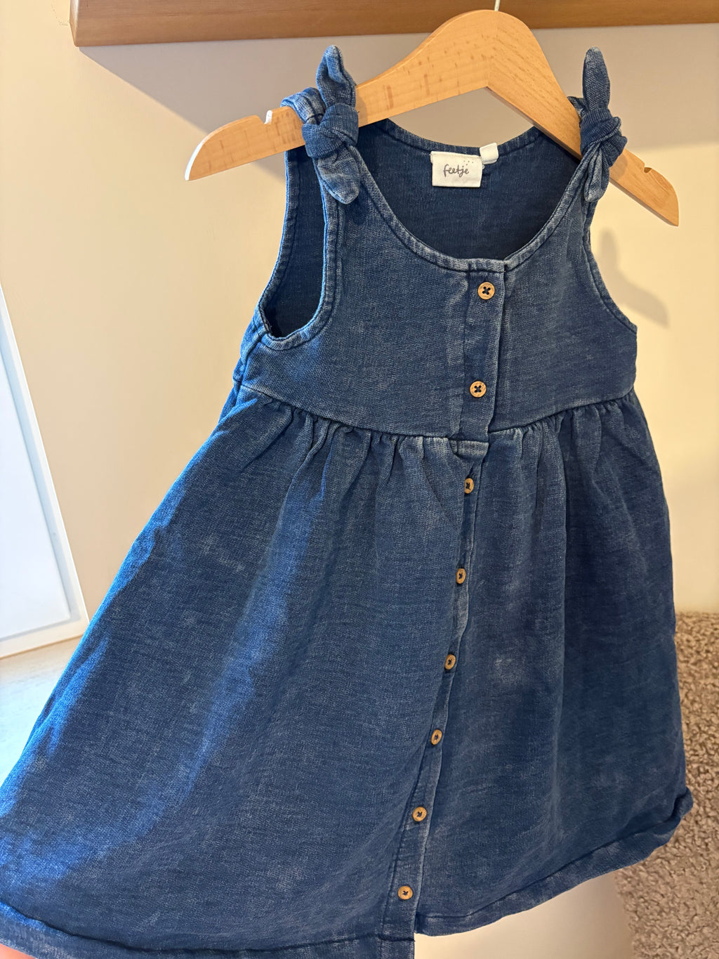 Feetje jeans kleedje - 92