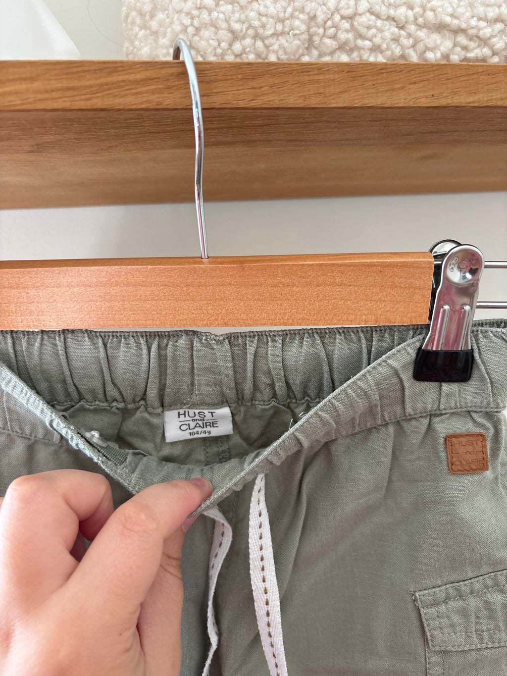 Hust & Claire - groene short - 104